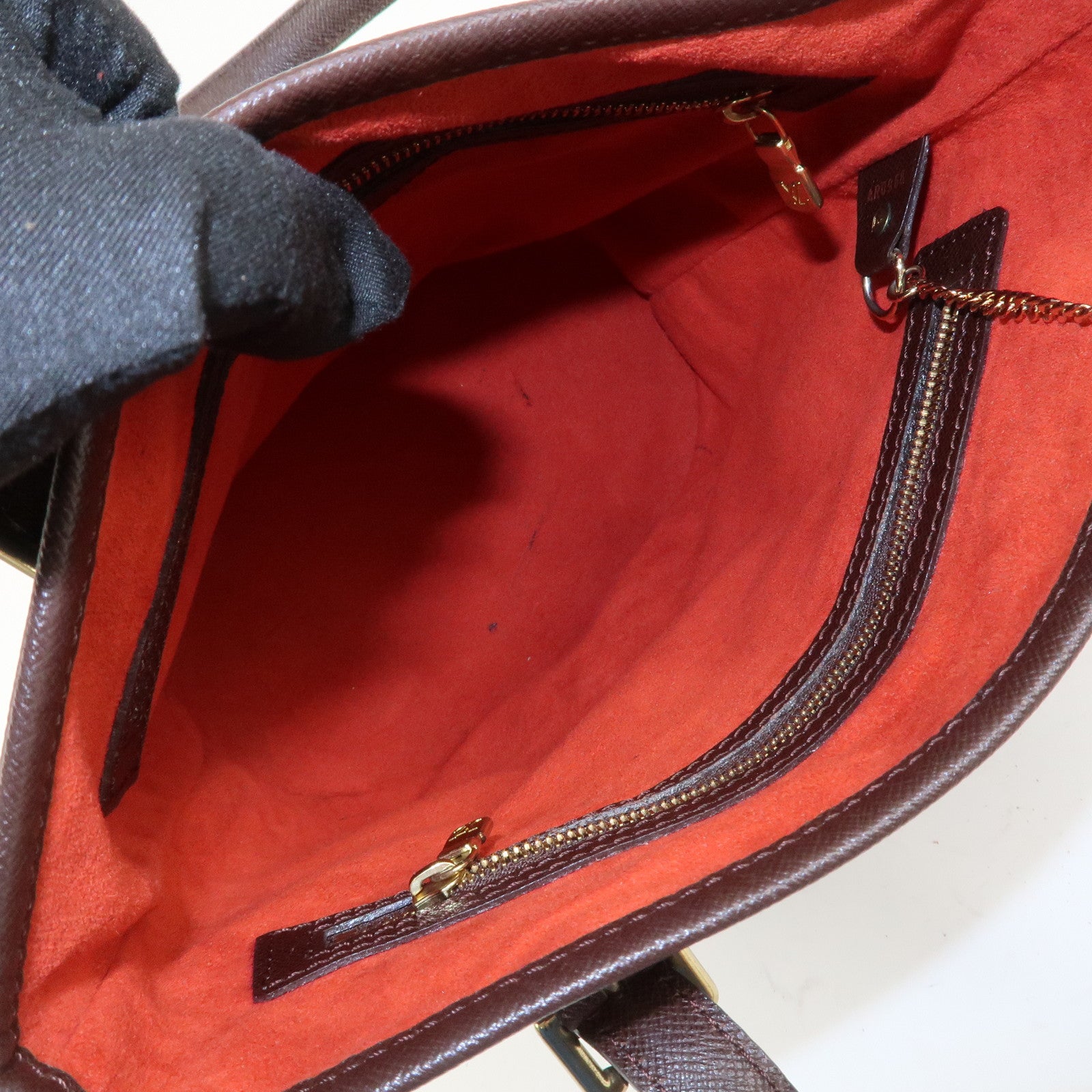 Louis Vuitton Damier Ebene Male Tote Bag Hand Bag Brown N42240