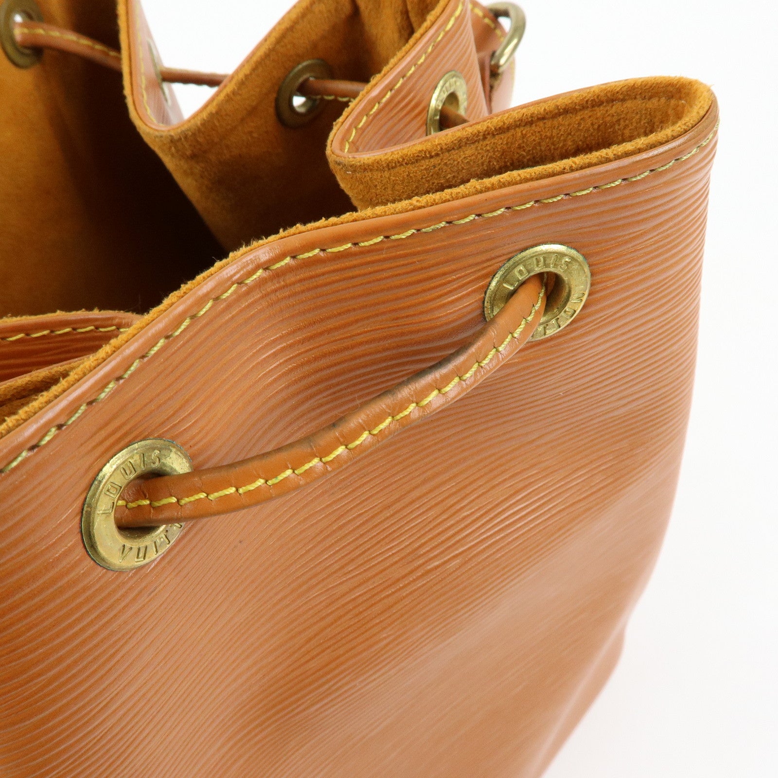 Louis Vuitton Epi Leather Petit Noe Shoulder Bag Zipang Gold M44108