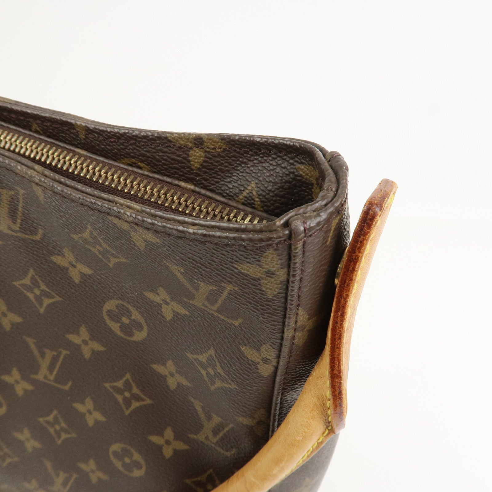 Louis Vuitton Monogram Looping GM Shoulder Bag Brown M51145