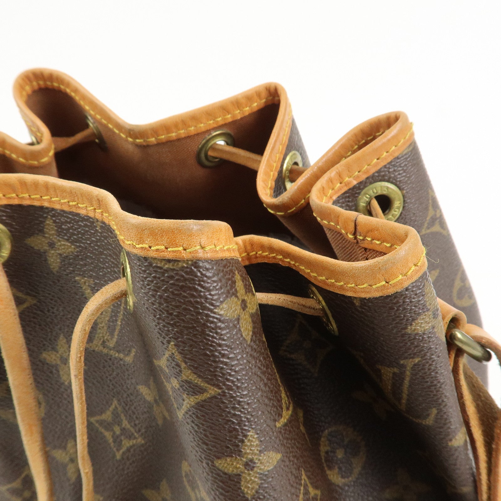 Louis Vuitton Monogram Canvas Petit Noe Shoulder Bag Brown M42226