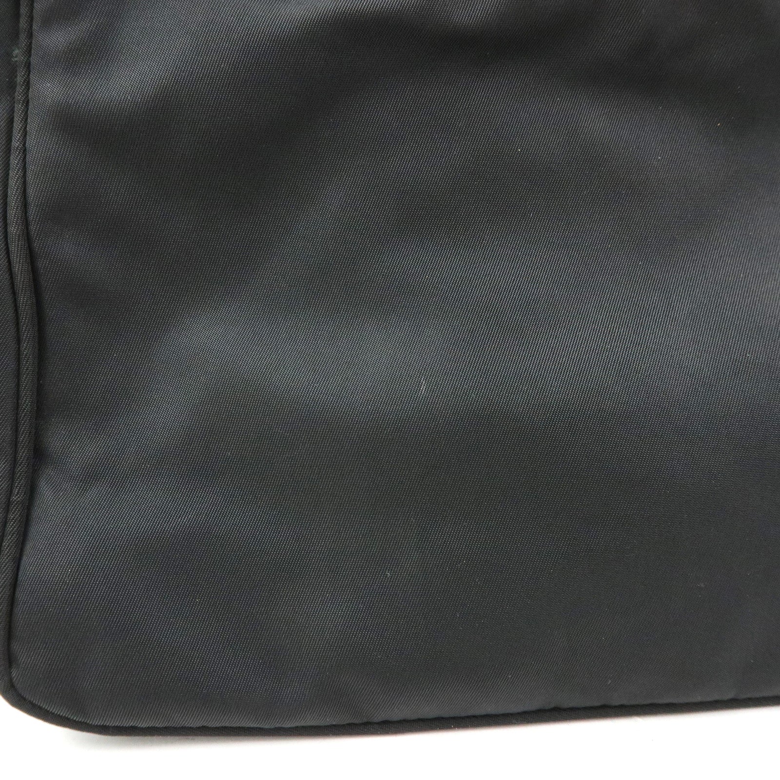 PRADA Triangle Logo Nylon Mini Hand Bag Shoulder Bag Black
