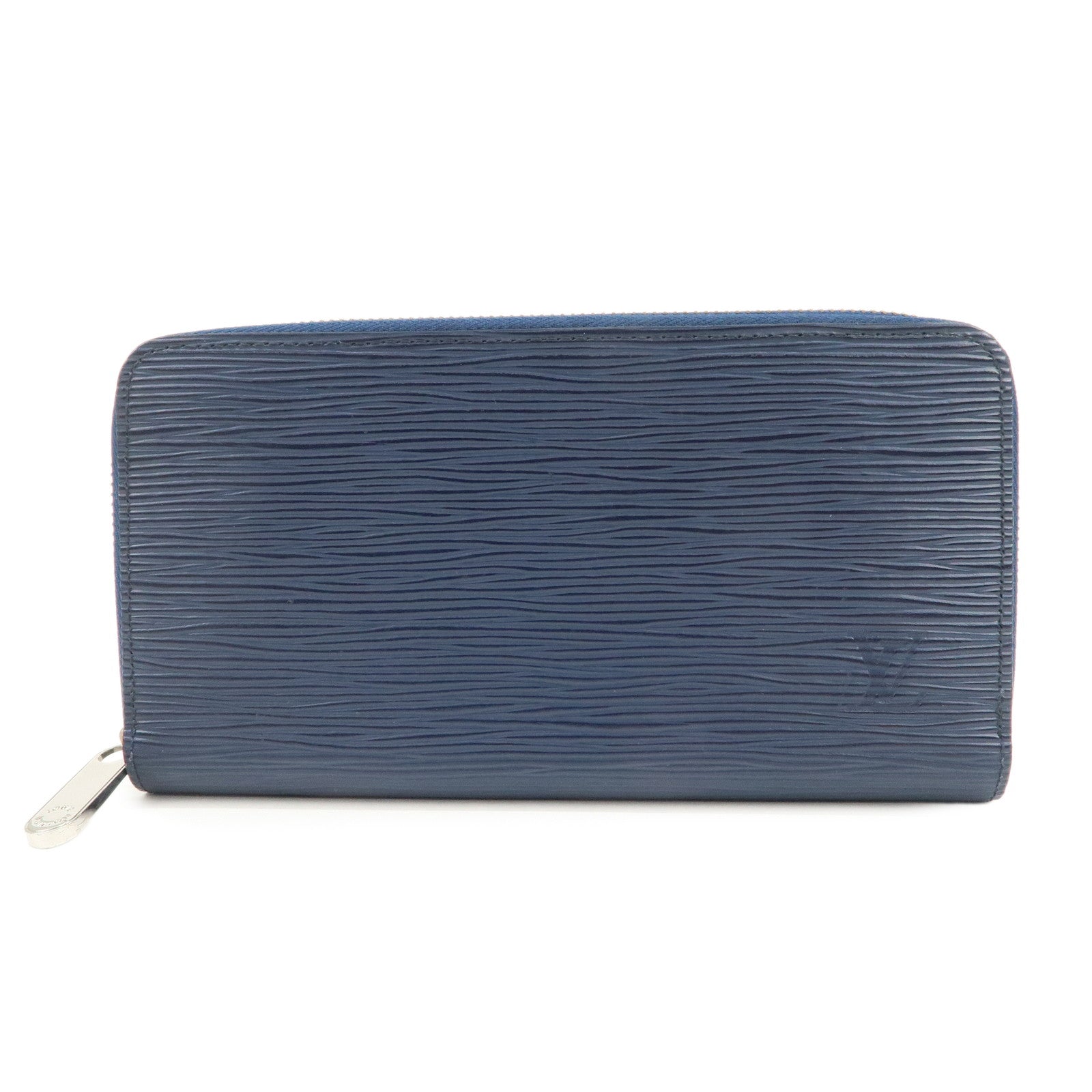 Louis Vuitton Epi leather Zippy Long Wallet Andigo Blue M61873 Used