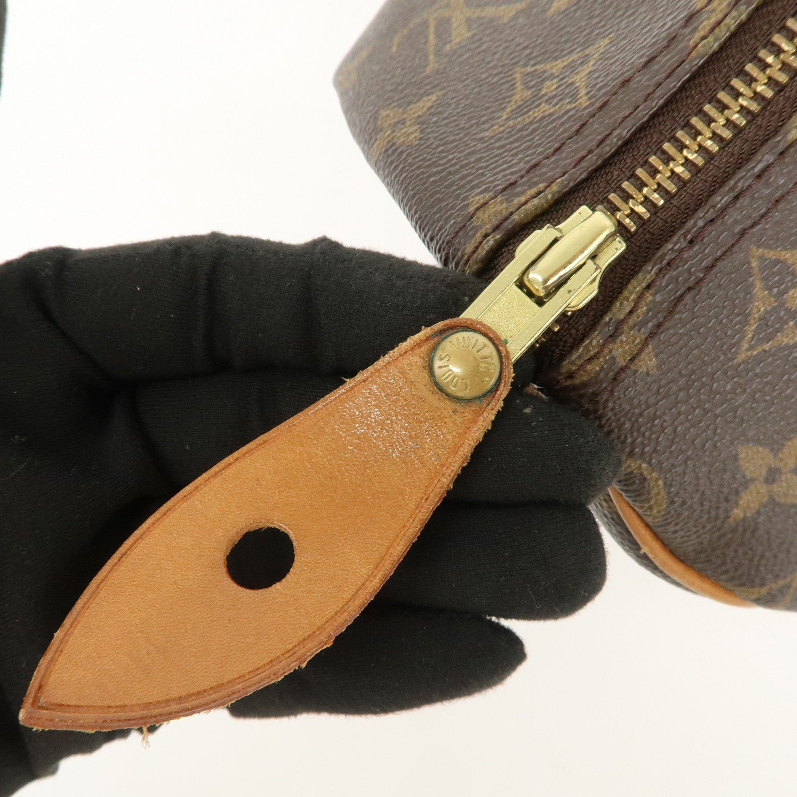 Louis Vuitton Monogram Speedy 30 Boston Bag Hand Bag Brown M41526