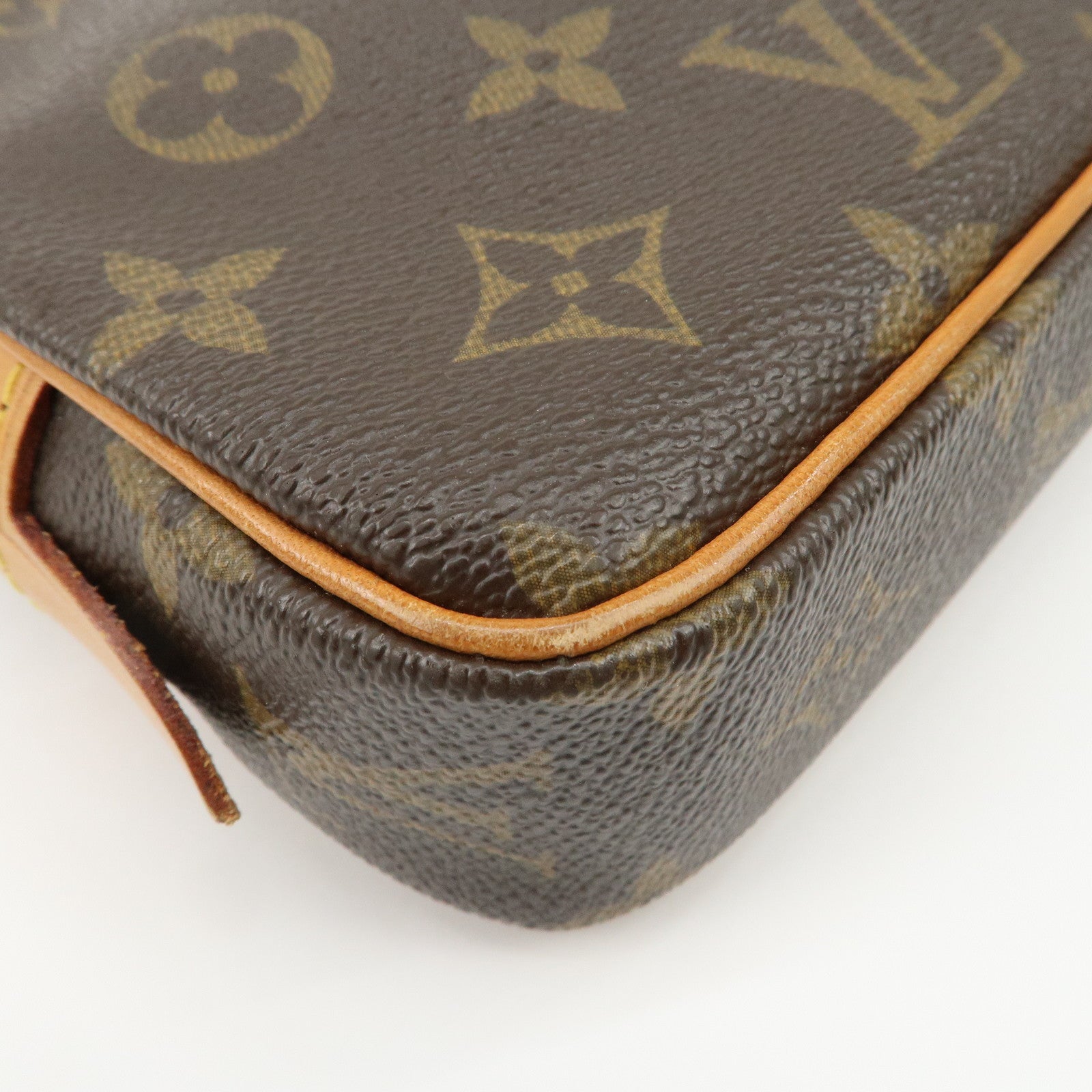 Louis Vuitton Monogram Pochette Marly Bandouliere Bag Brown M51828