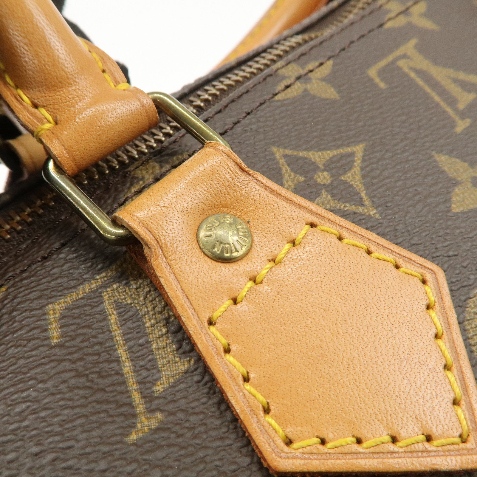 Louis Vuitton Monogram Speedy 40 Boston Bag Brown M41522
