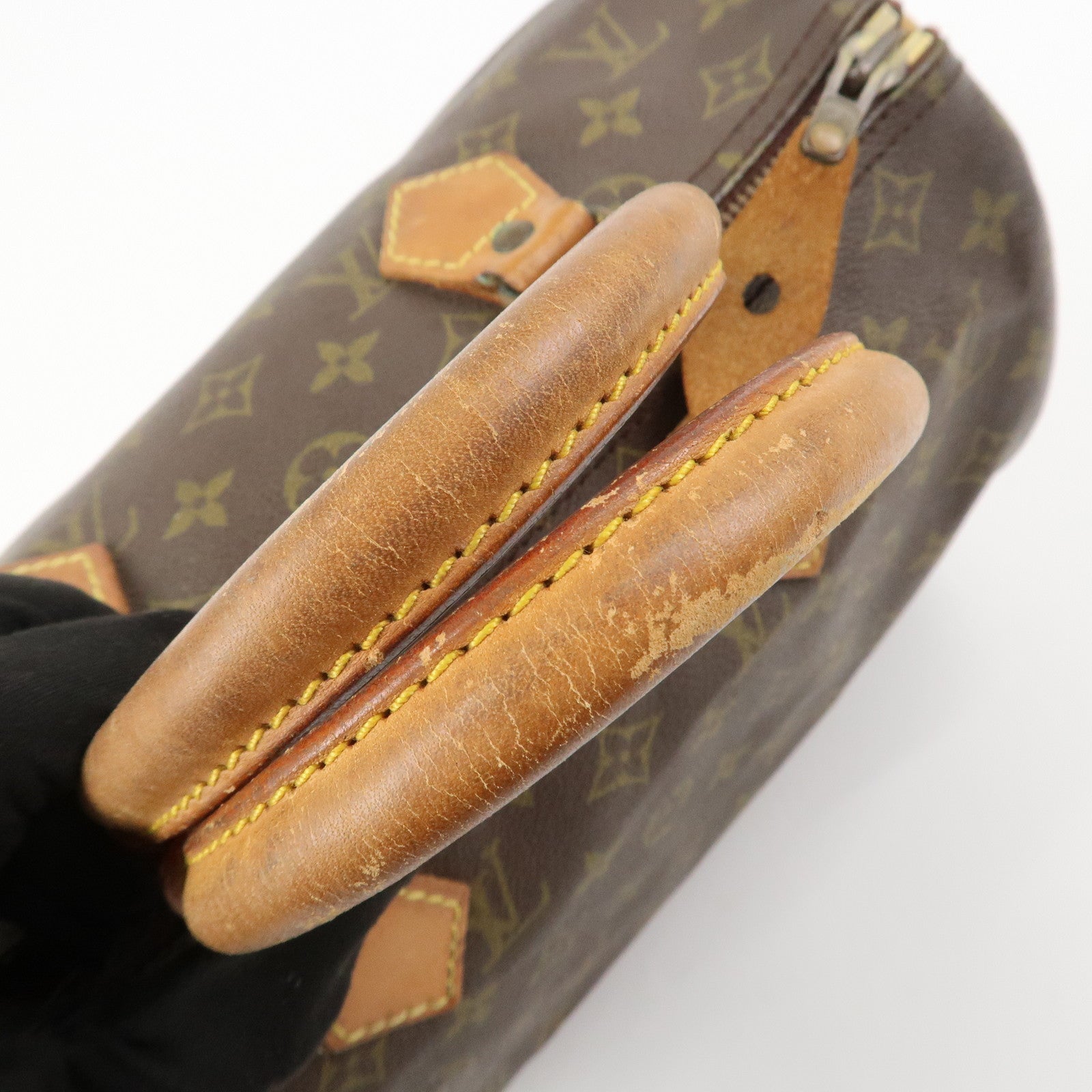 Louis Vuitton Monogram Speedy 30 Boston Bag Hand Bag Brown M41526