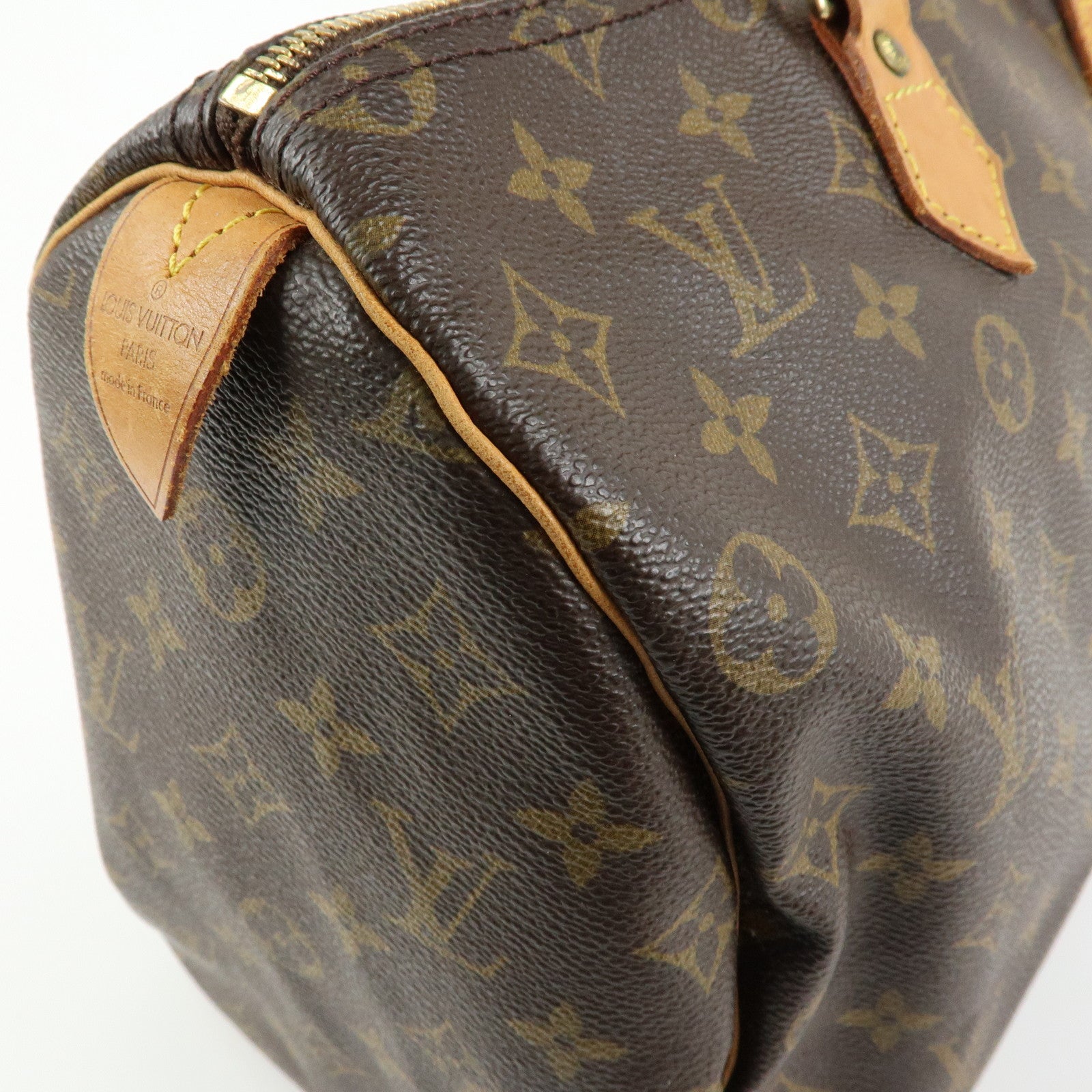 Louis Vuitton Monogram Speedy 35 Boston Bag Hand Bag Brown M41524