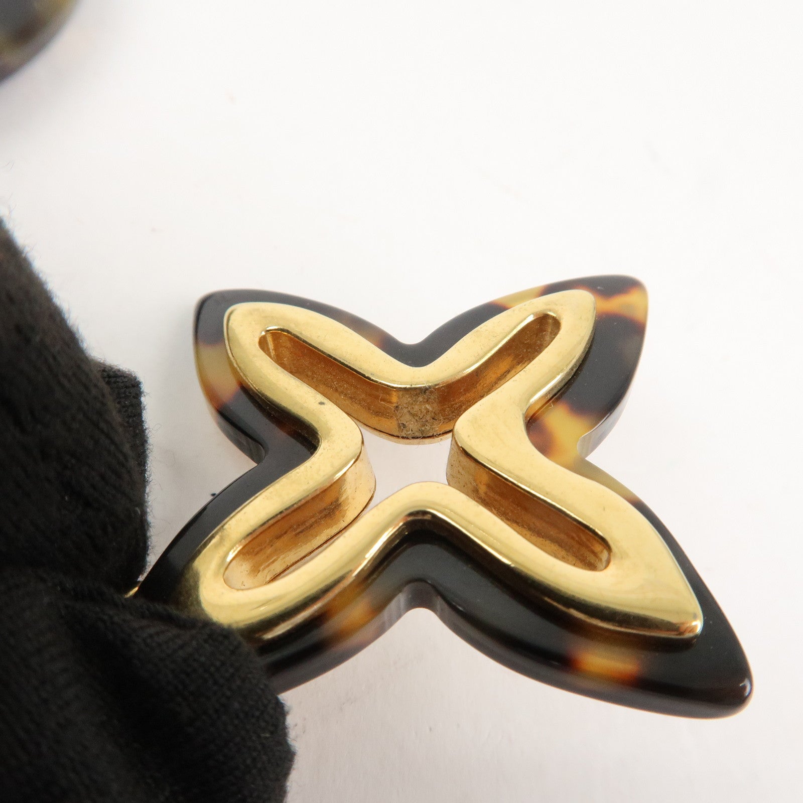 Louis Vuitton Bijou Sac Insolence Key Bag Charm Gold Brown M65844 Used