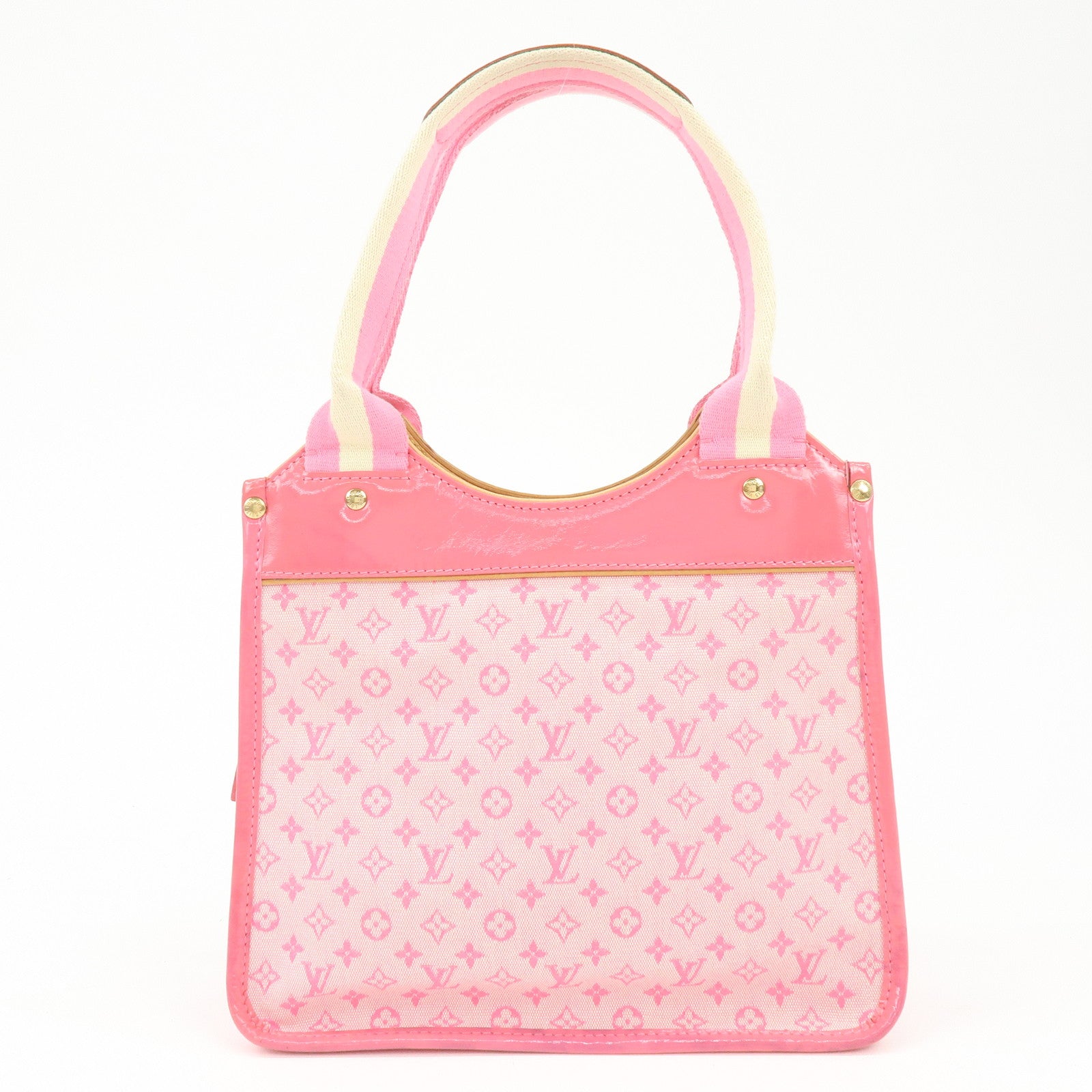 Louis Vuitton Monogram Mini Sac Catherine Hand Bag Pink M92930