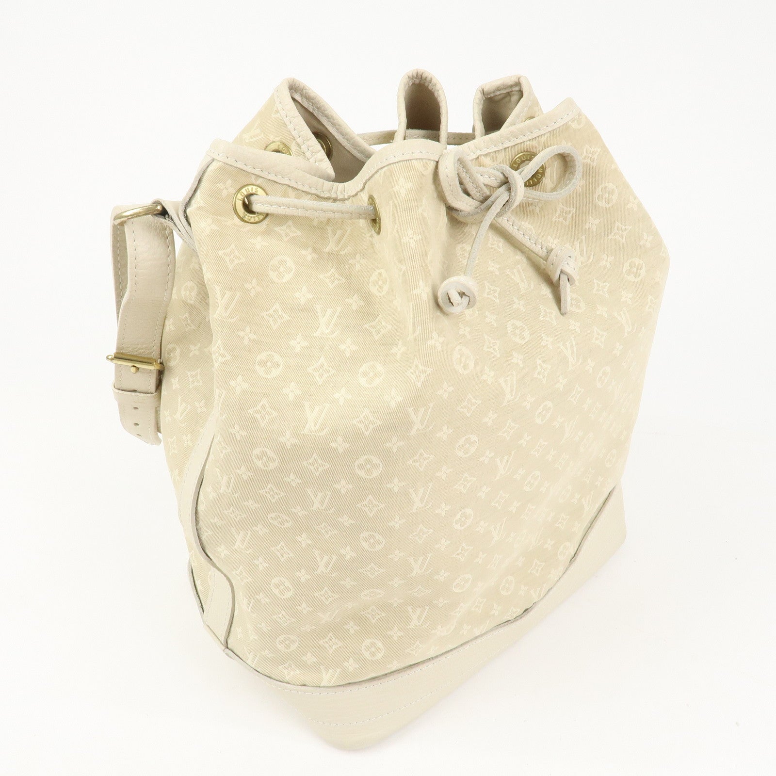 Louis Vuitton Monogram Mini Lin Leather Noe Shoulder Bag M95315