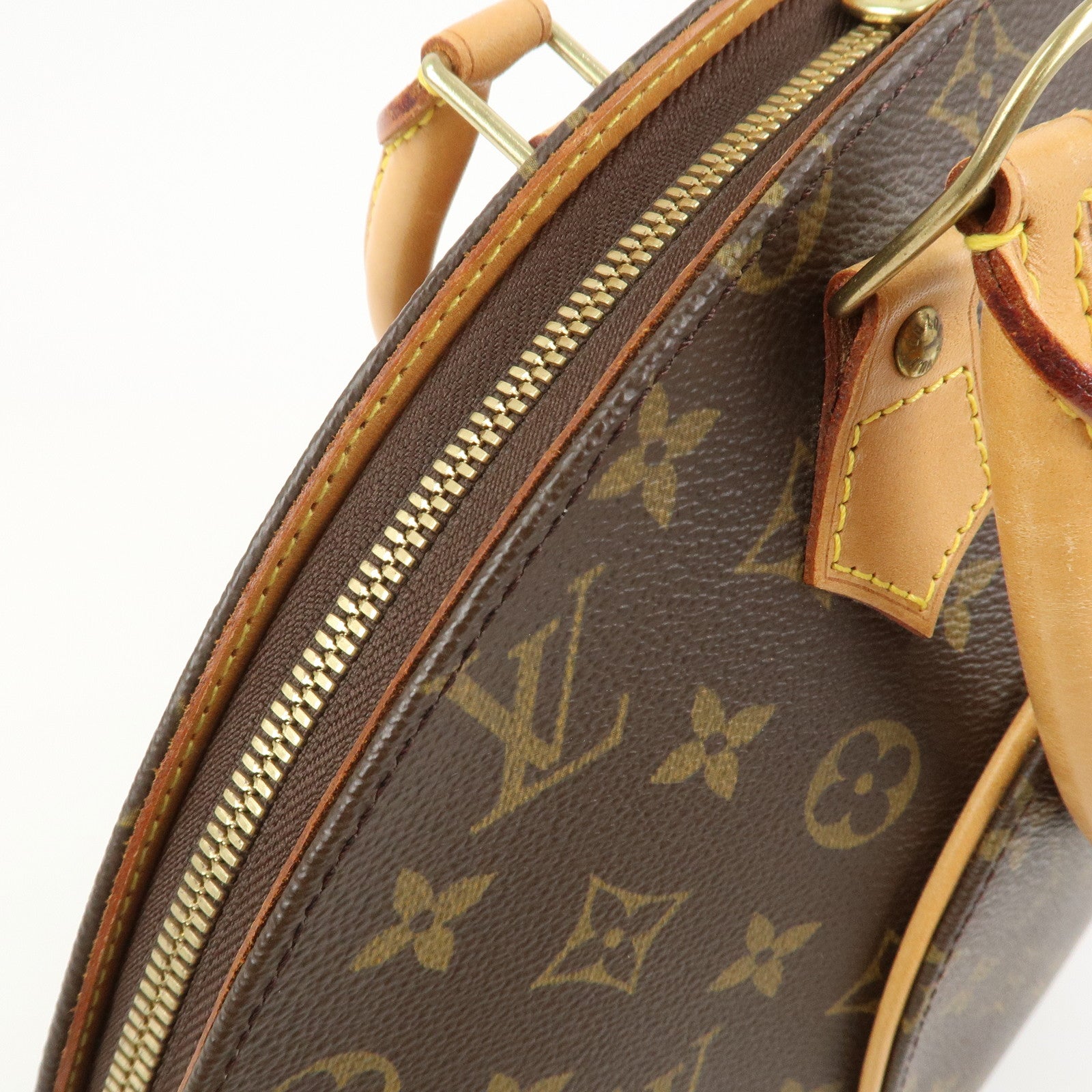 Louis Vuitton Monogram Ellipse MM Hand Bag Brown M51126