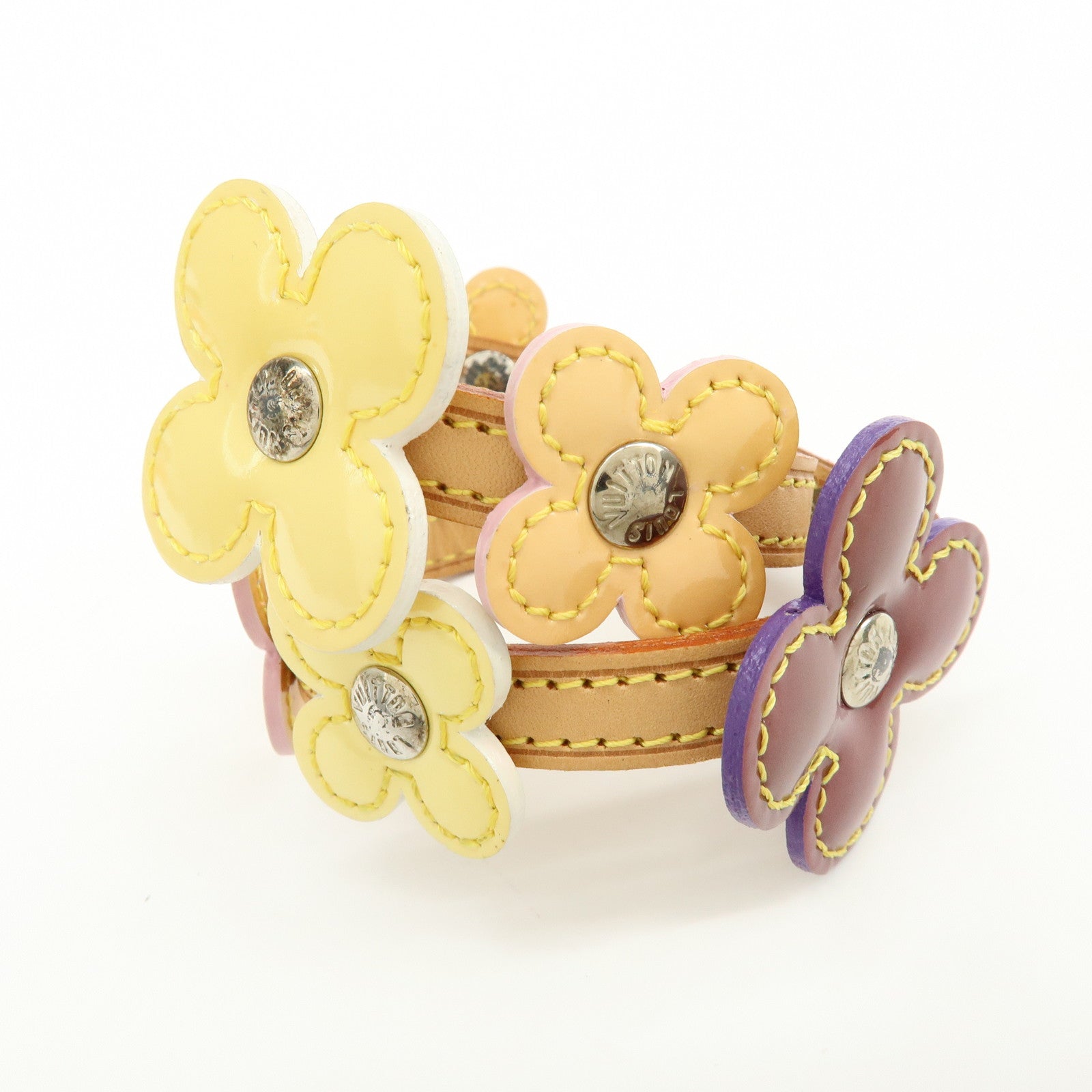 Louis Vuitton Monogram Vernis Flower Lexington Bracelet M92252