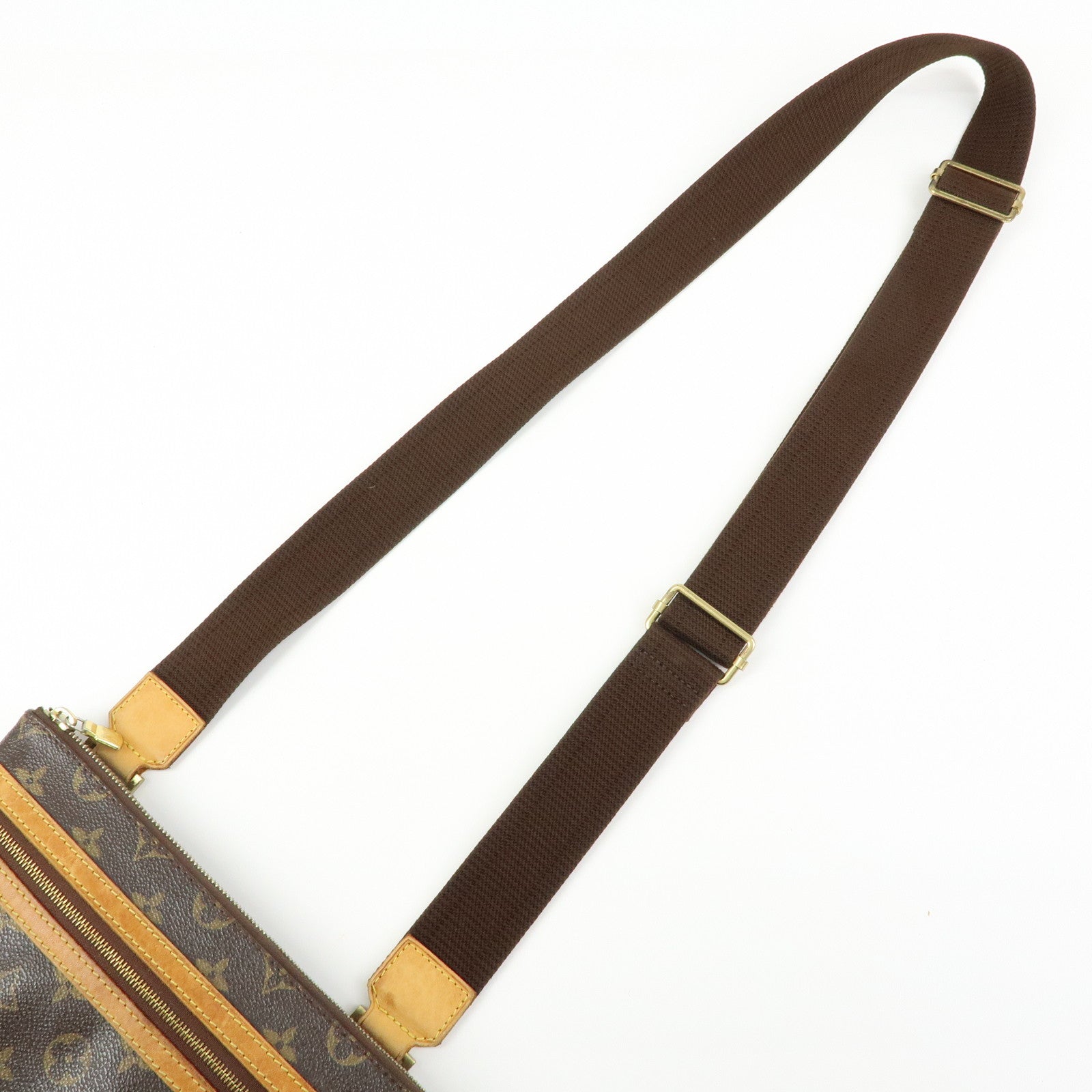 Louis Vuitton Monogram Pochette Bosphore Shoulder Bag Brown M40044