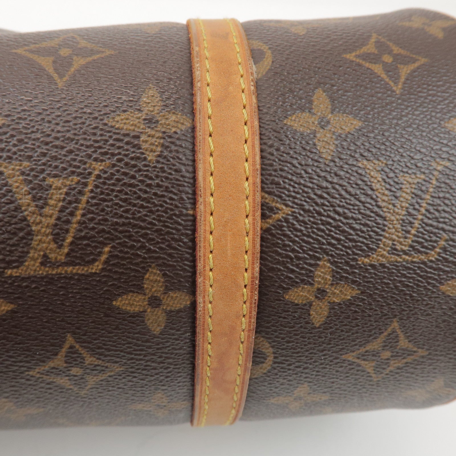 Louis Vuitton Monogram Papillon 30 Hand Bag Brown M51385