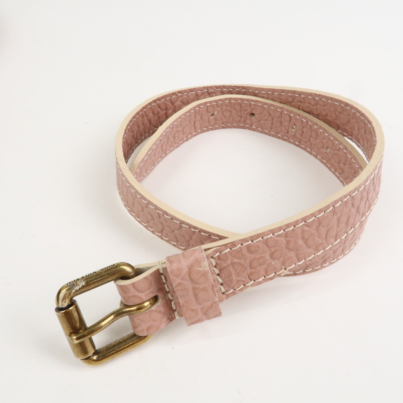 Louis Vuitton Monogram Denim Slightly Shoulder Bag Pink M95833