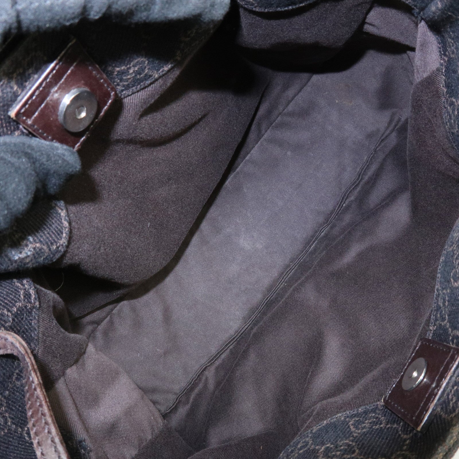 GUCCI GG Monogram Canvas Leather Shoulder Hand Bag Brown 101919