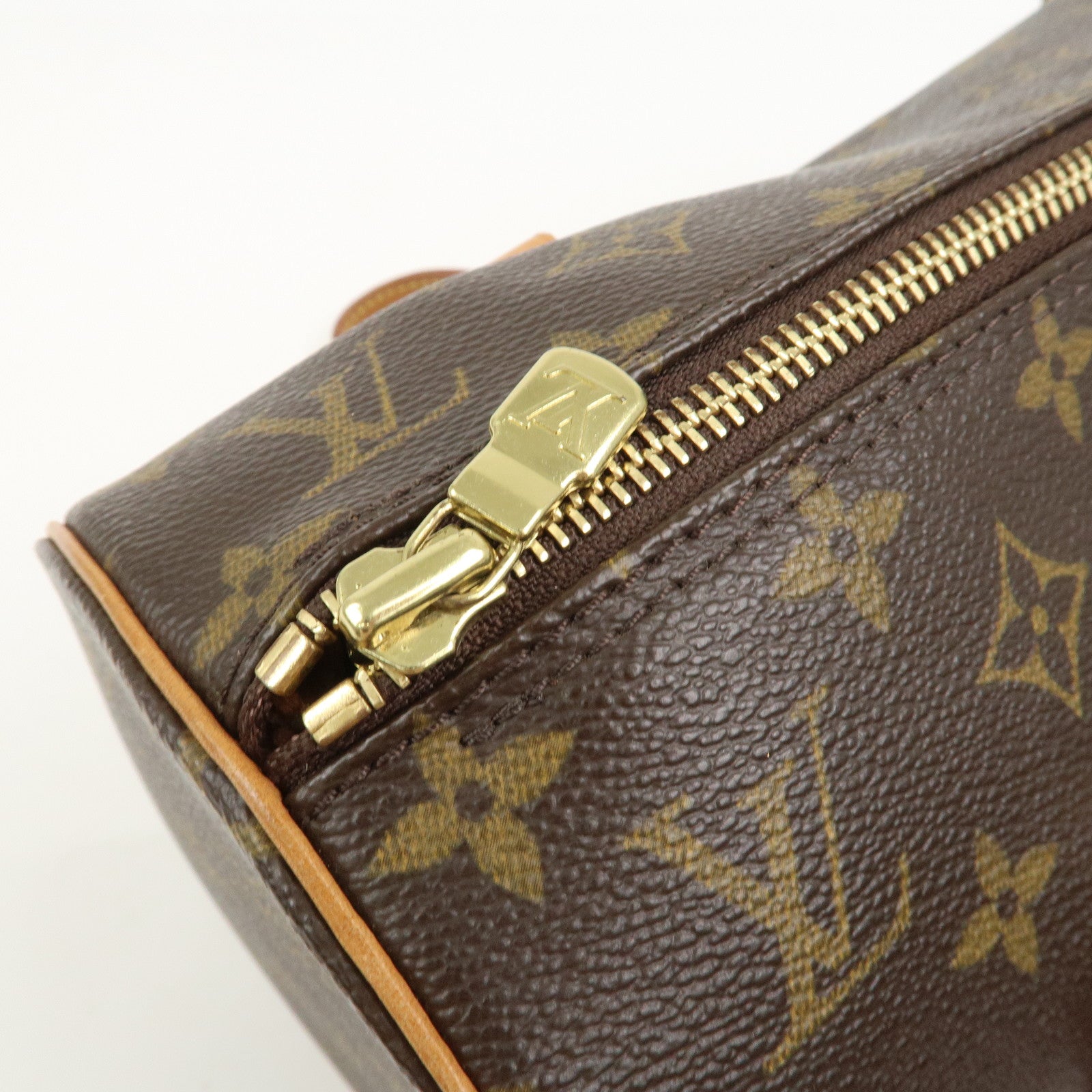 Louis Vuitton Monogram Papillon 30 Hand Bag New Style Brown M51385