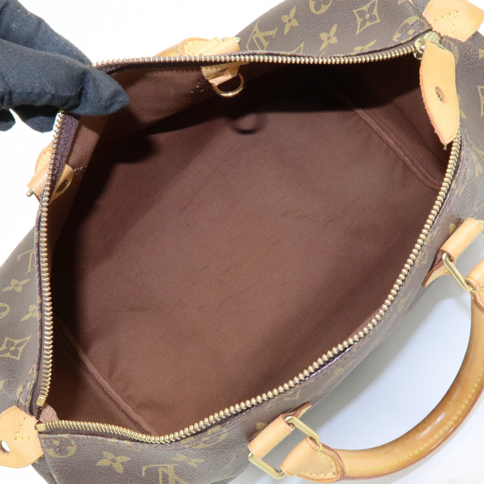 Louis Vuitton Monogram Speedy 35 Boston Bag Hand Bag M41524