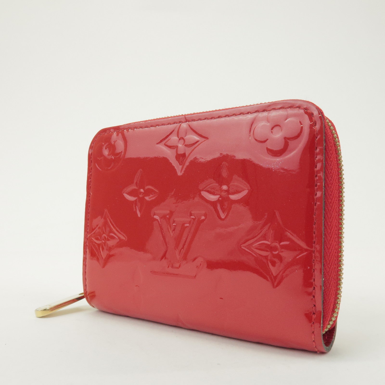 Louis Vuitton Monogram Vernis Zippy Coin Purse Pomme d'Amour M93608
