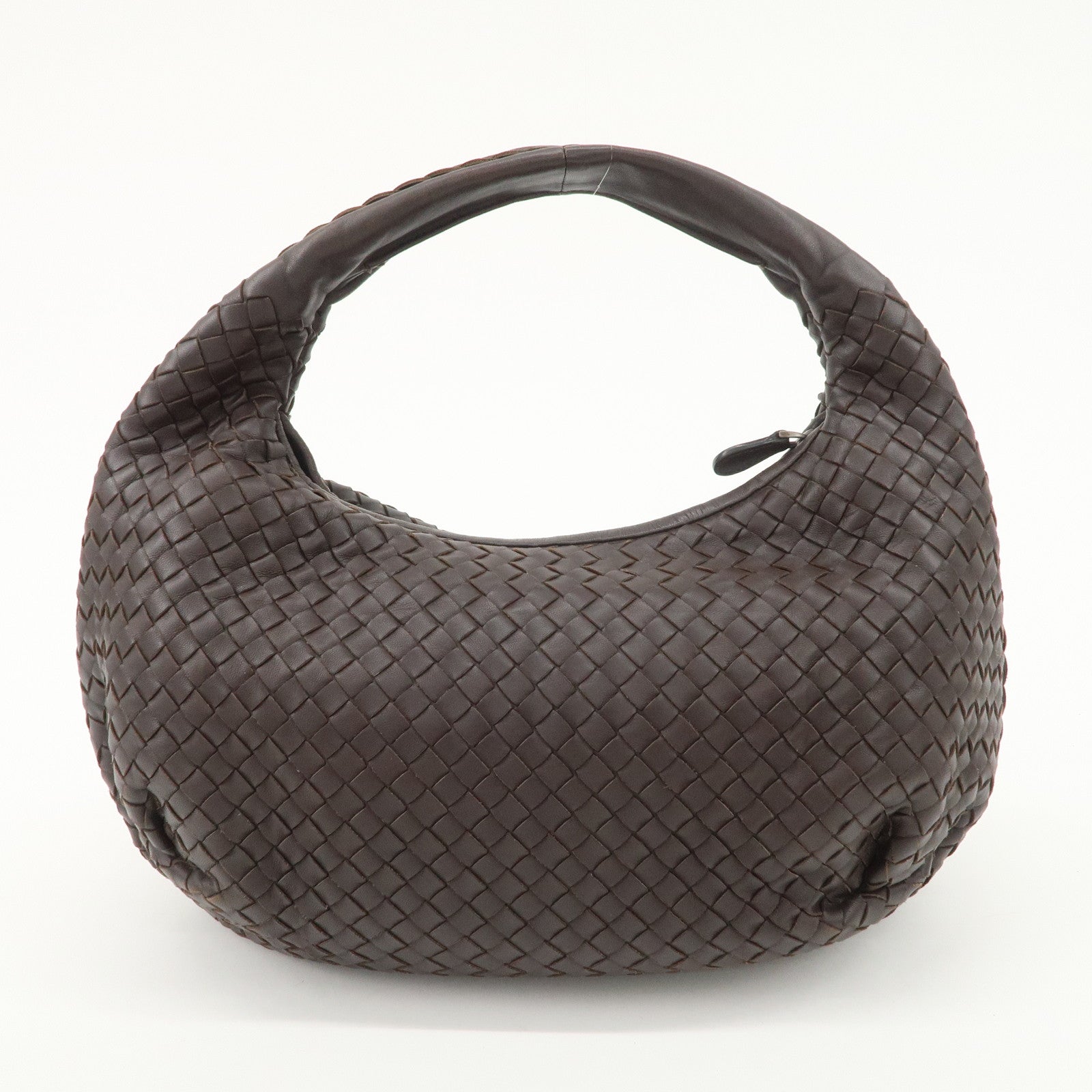 BOTTEGA VENETA Hobo Intrecciato Leather Shoulder Bag 232499