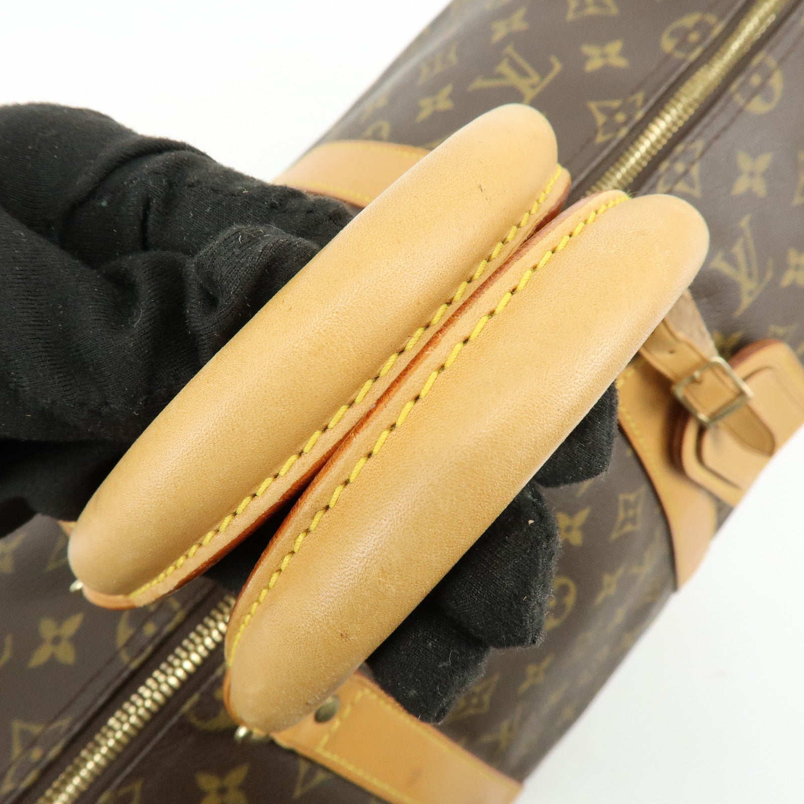 Louis Vuitton Monogram Keep All Bandouliere 50 Boston Bag M41416