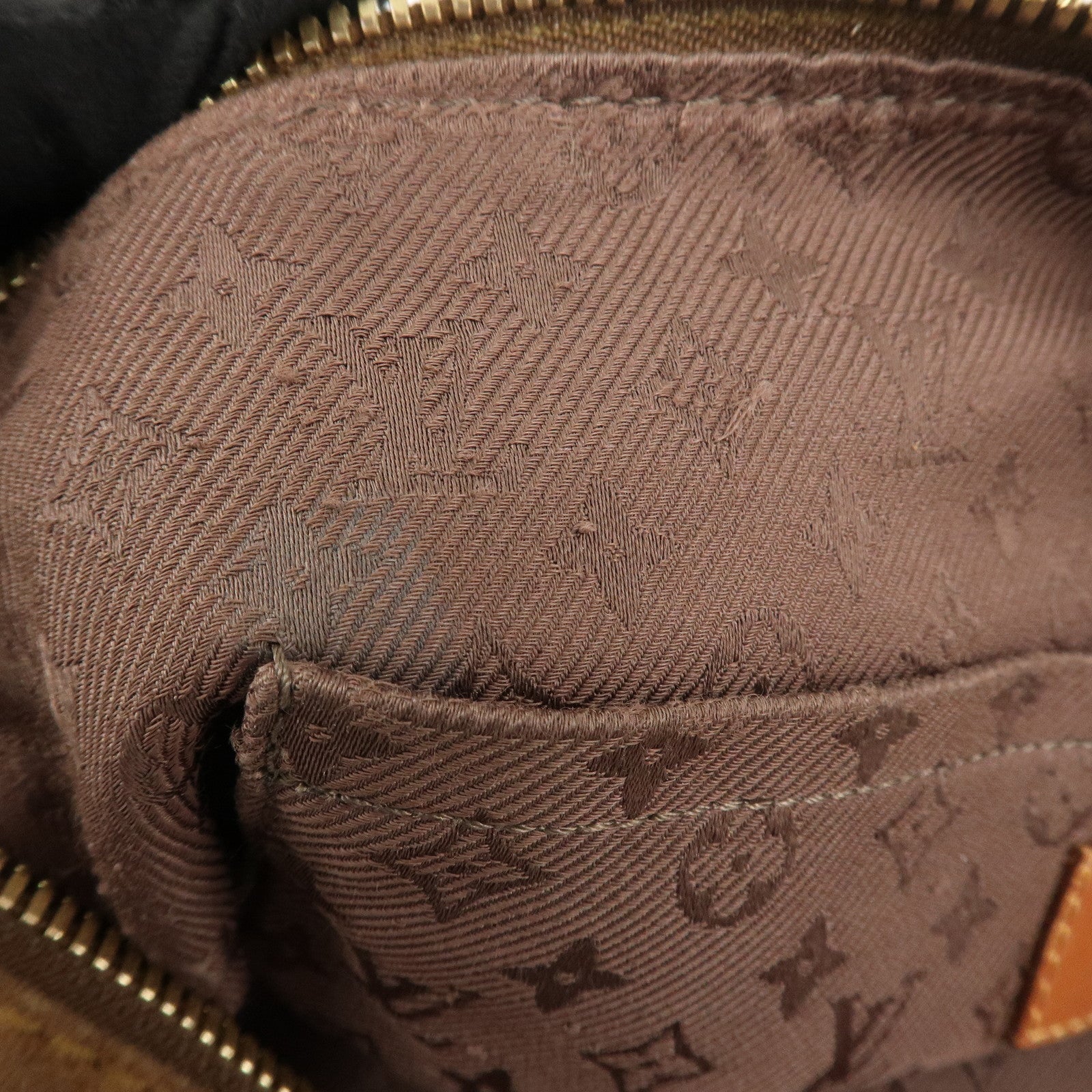 Louis Vuitton Monogram Mahina Onata PM Suede Shoulder Bag M95123 Used