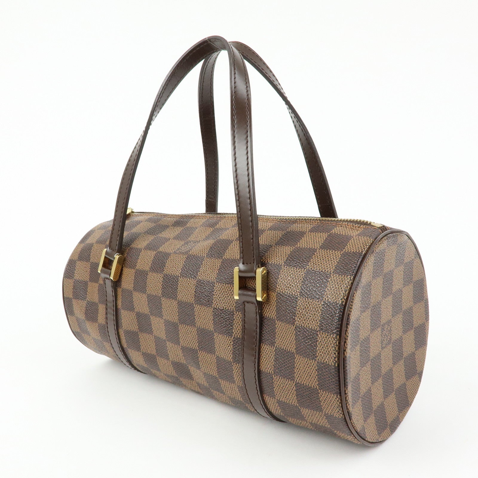 Louis Vuitton Damier Ebene Papillon 26 Hand Bag Brown N51304