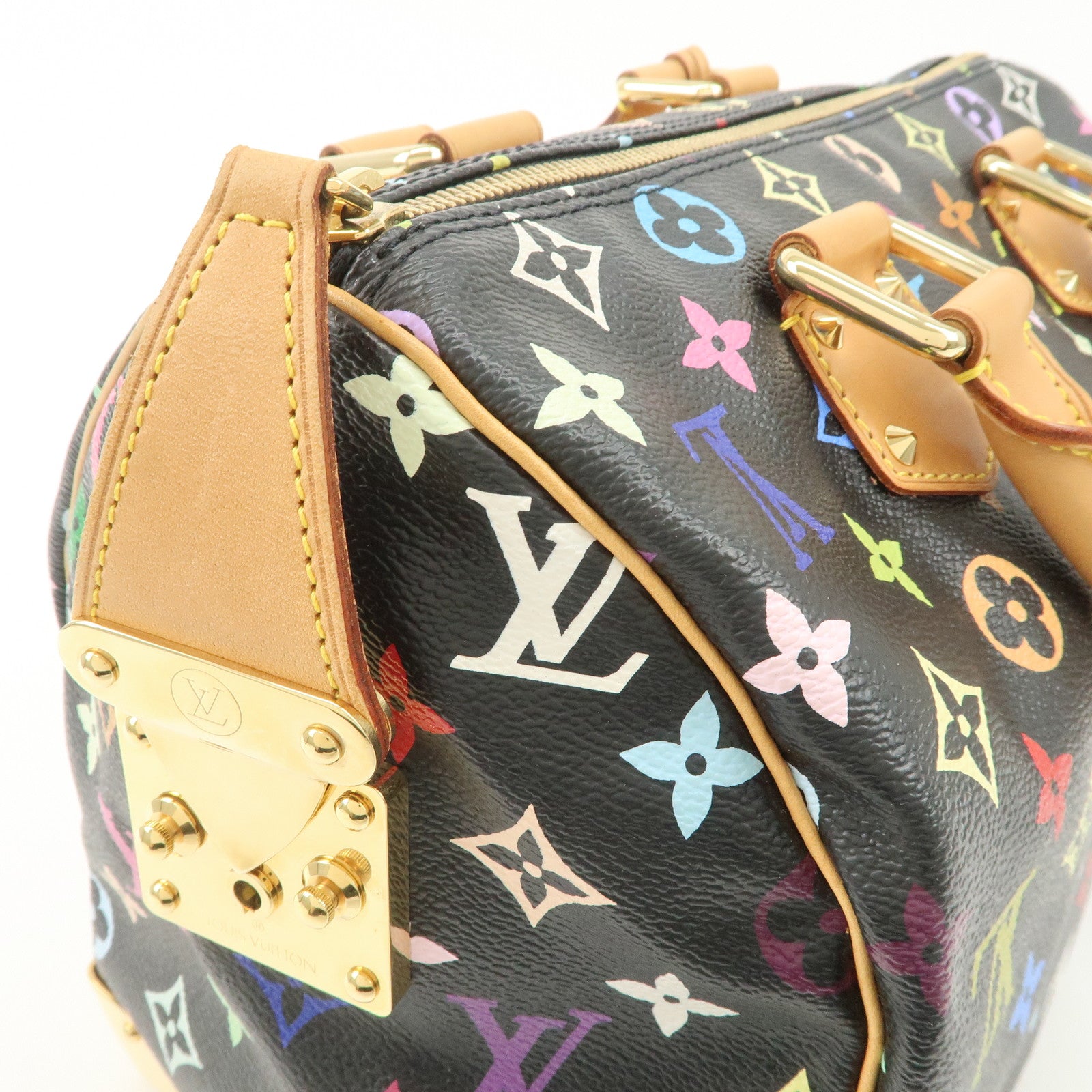 Louis Vuitton Monogram Multicolor Speedy 30 Hand Bag M92642 Used