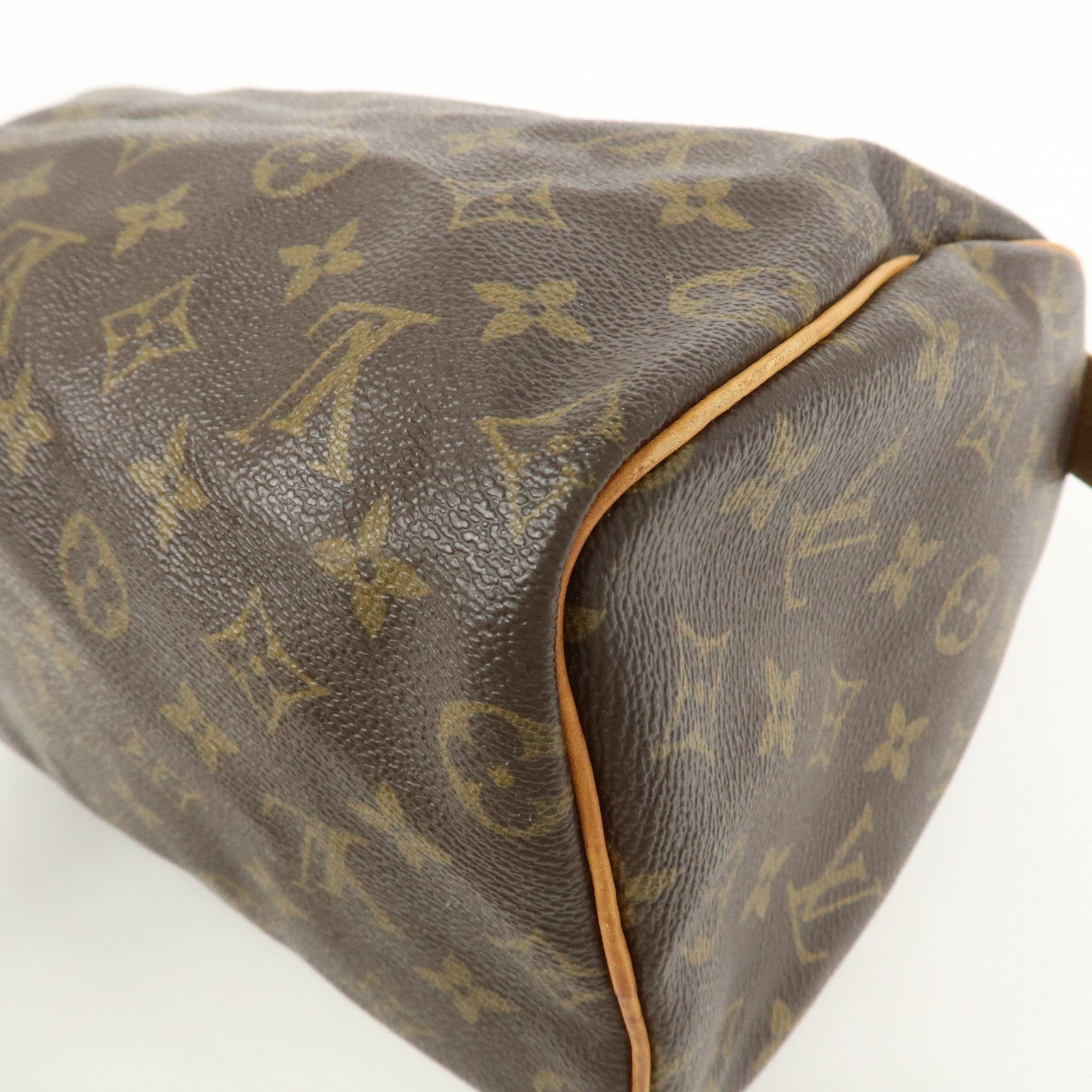 Louis Vuitton Monogram Speedy 25 Boston Bag Hand Bag Brown M41528