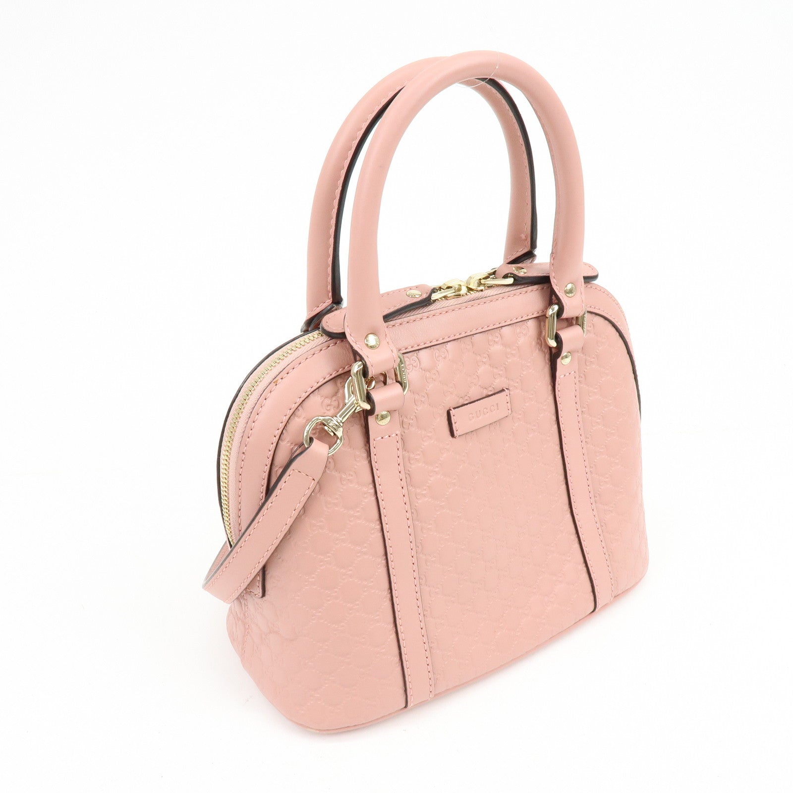GUCCI Micro Guccisima Leather 2Way Bag Hand Bag Shoulder Bag 449654