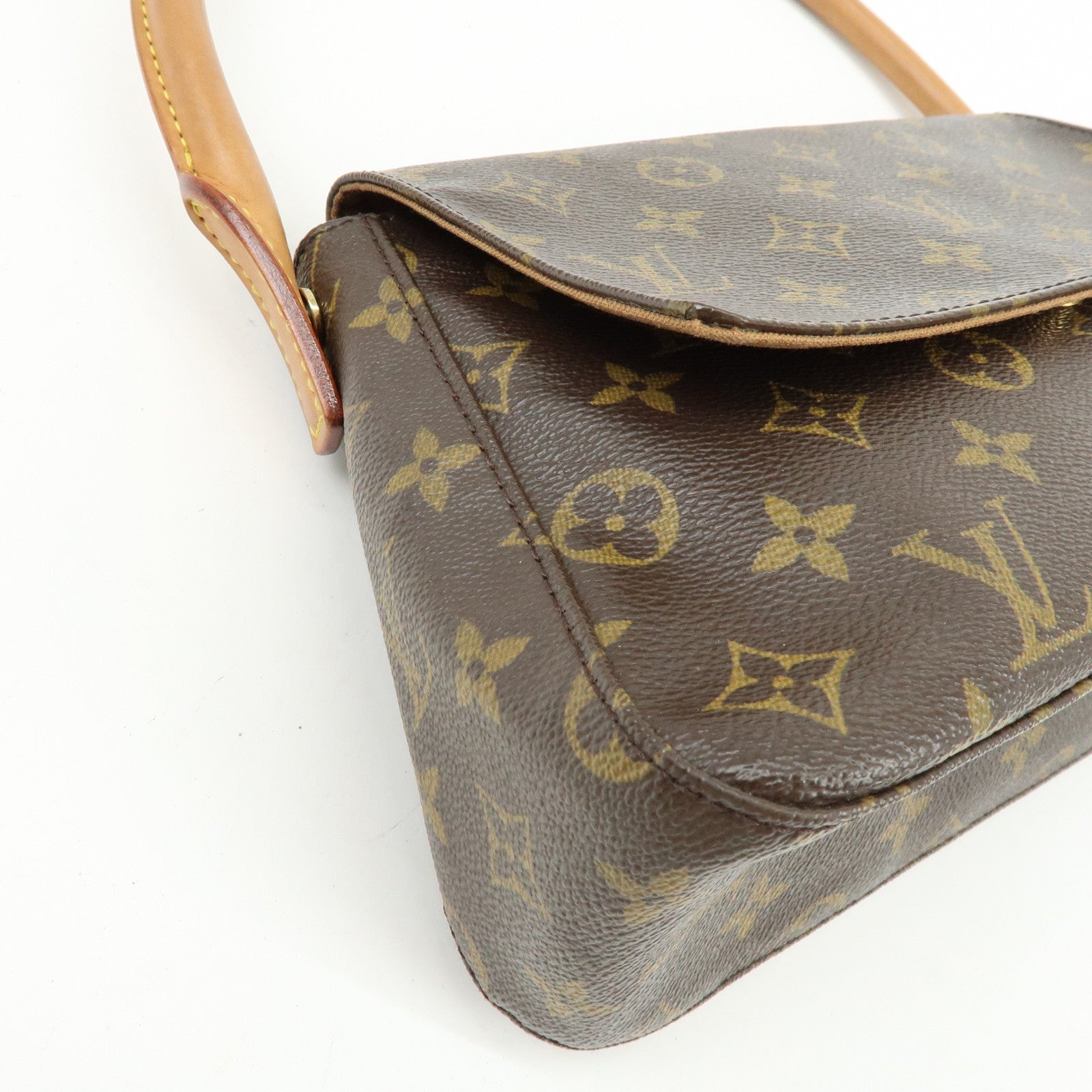 Louis Vuitton Monogram Mini Looping Shoulder Bag Brown M51147