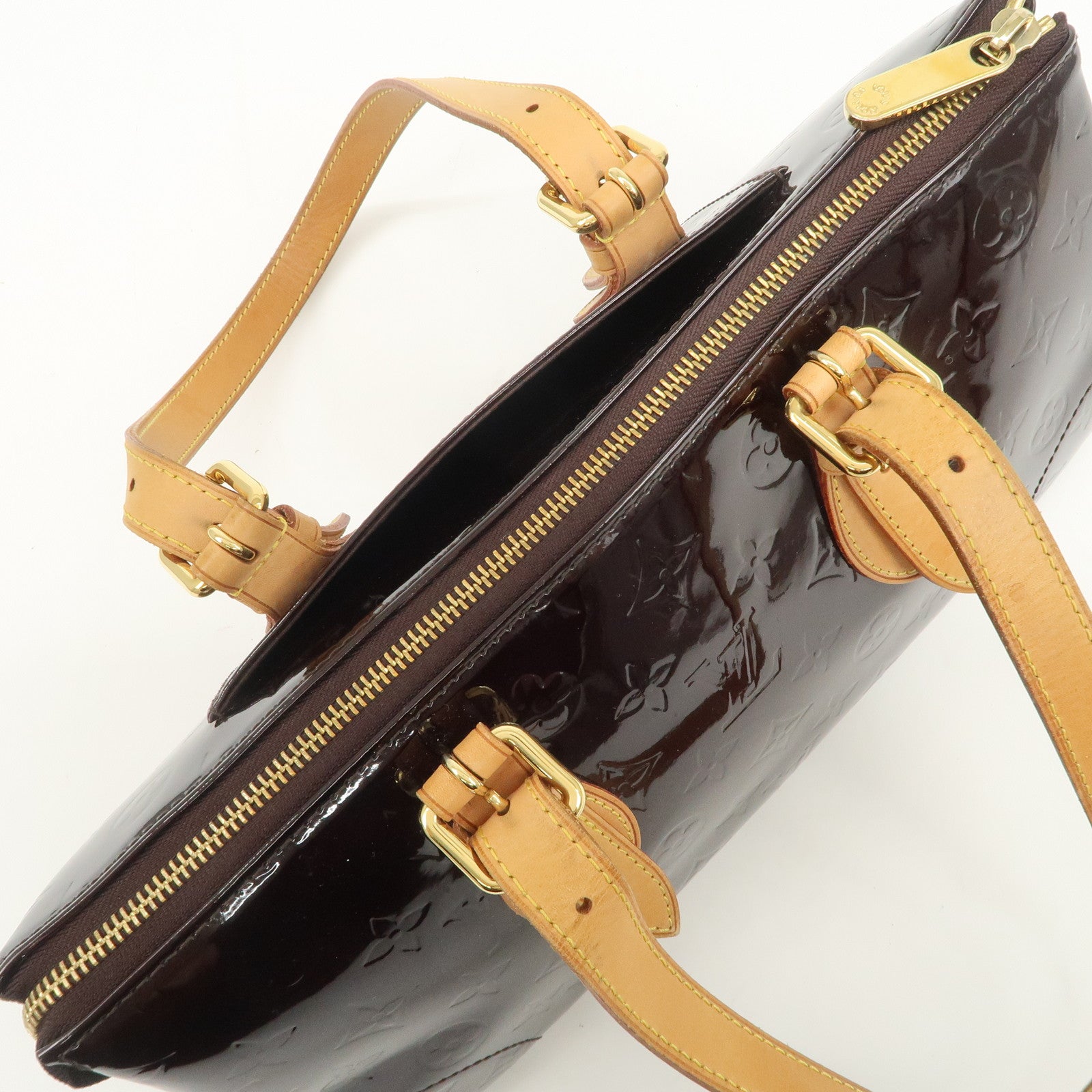 Louis Vuitton Monogram Vernis Rosewood Avenue Hand Bag M93510