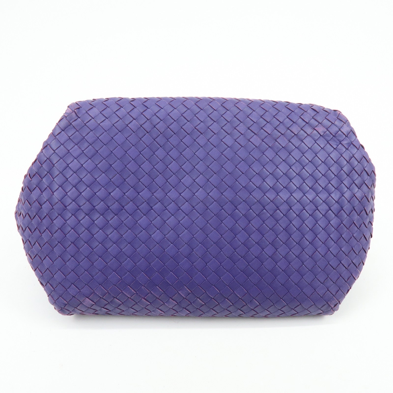 BOTTEGA VENETA Intrecciato Nappa Leather Tote Bag Purple 222322