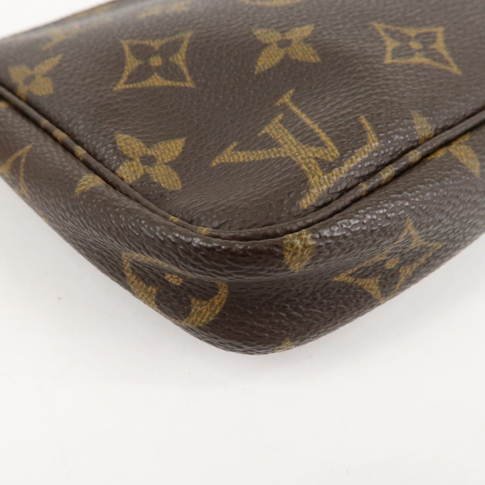 Louis Vuitton Monogram Pochette Accessoires Pouch Brown M51980 Used