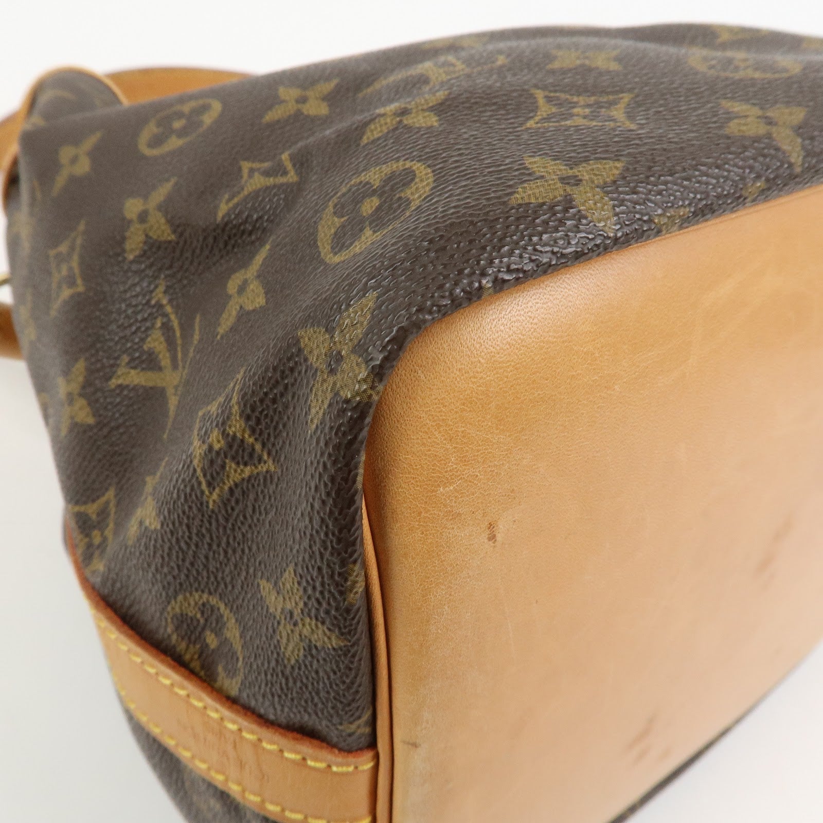 Louis Vuitton Monogram Petit Noe Shoulder Bag Brown M42226