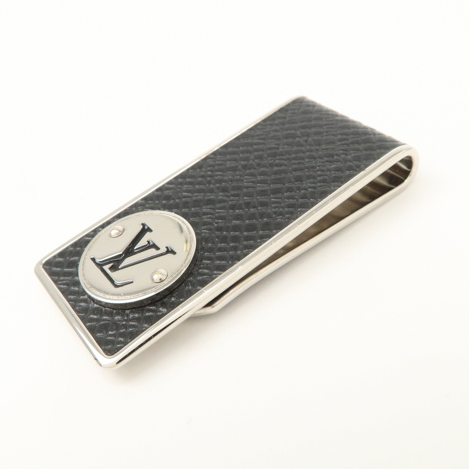Louis Vuitton Pince Billets Neo LV Club Money Clip Black M63069 Used