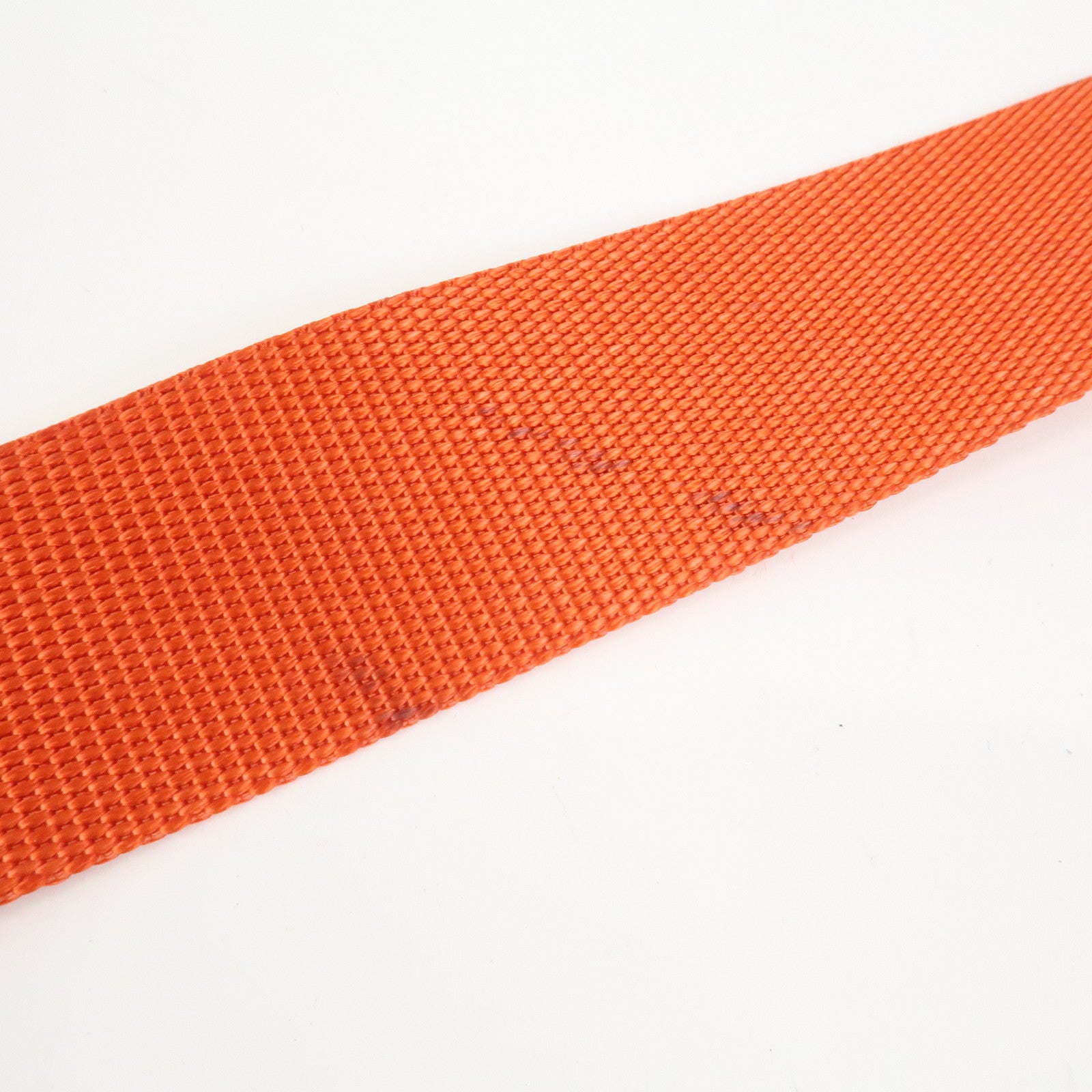 PRADA Triangle Logo Nylon Saffiano Leather Shoulder Bag Orange