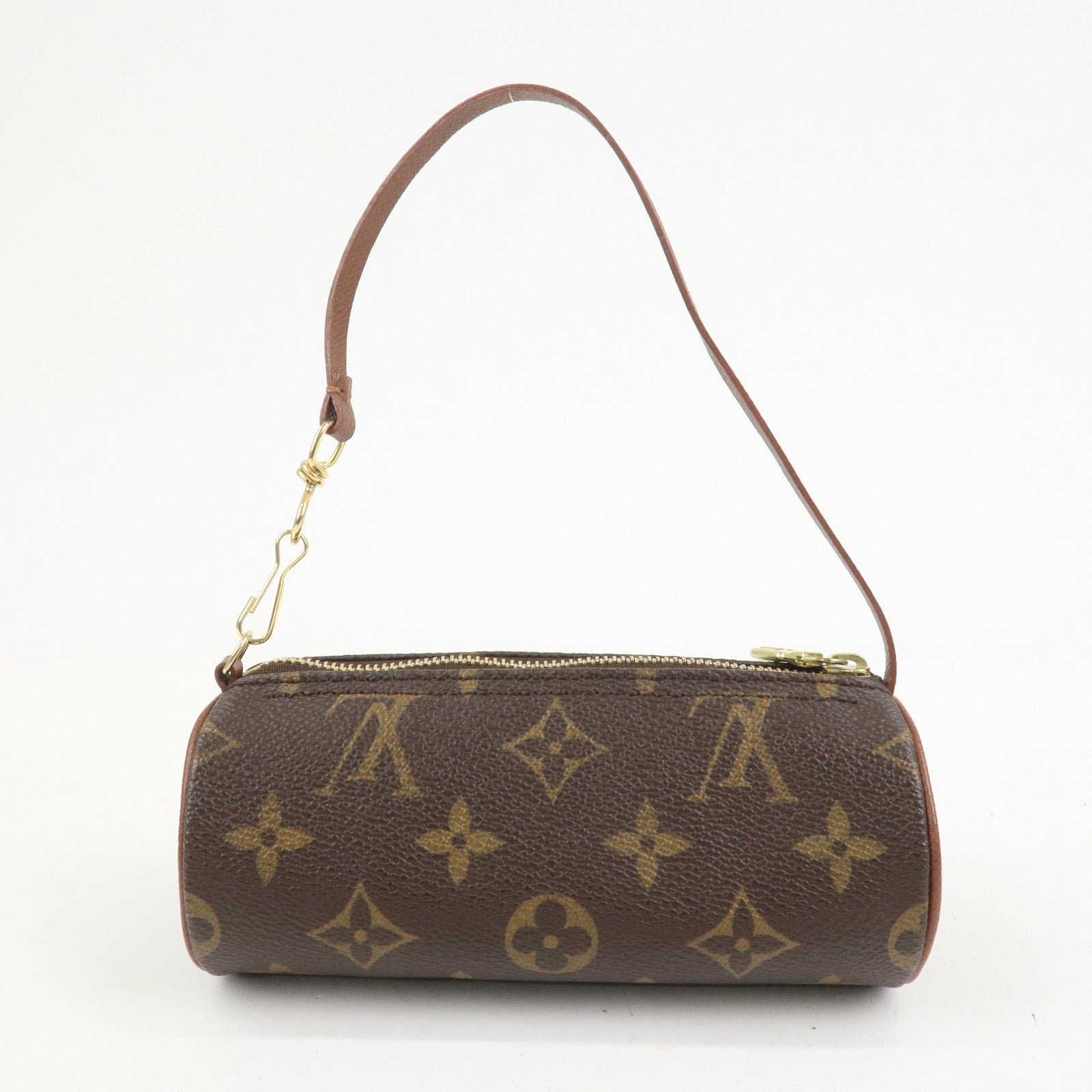 Louis Vuitton Monogram Mini Pouch for Papillon Bag Old Style Brown