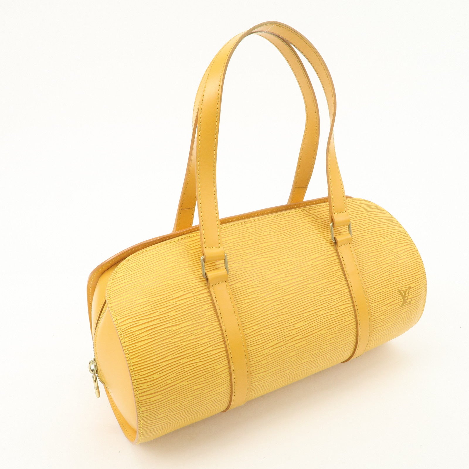 Louis Vuitton Soufflot Epi Leather Shoulder Bag Yellow M52229