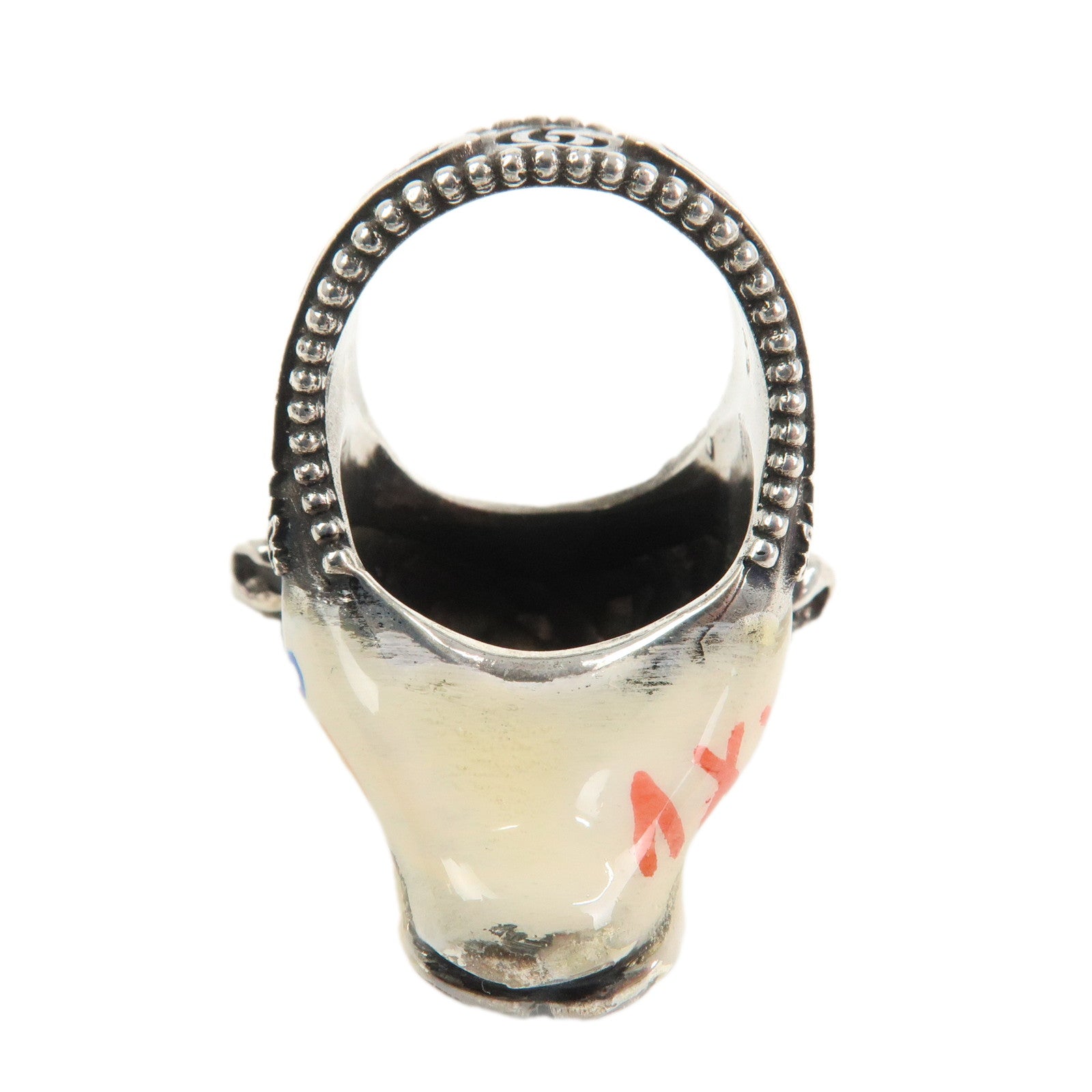 GUCCI Anger Forest Bull's Head Ring SV925 Silver #13 US6-6.5
