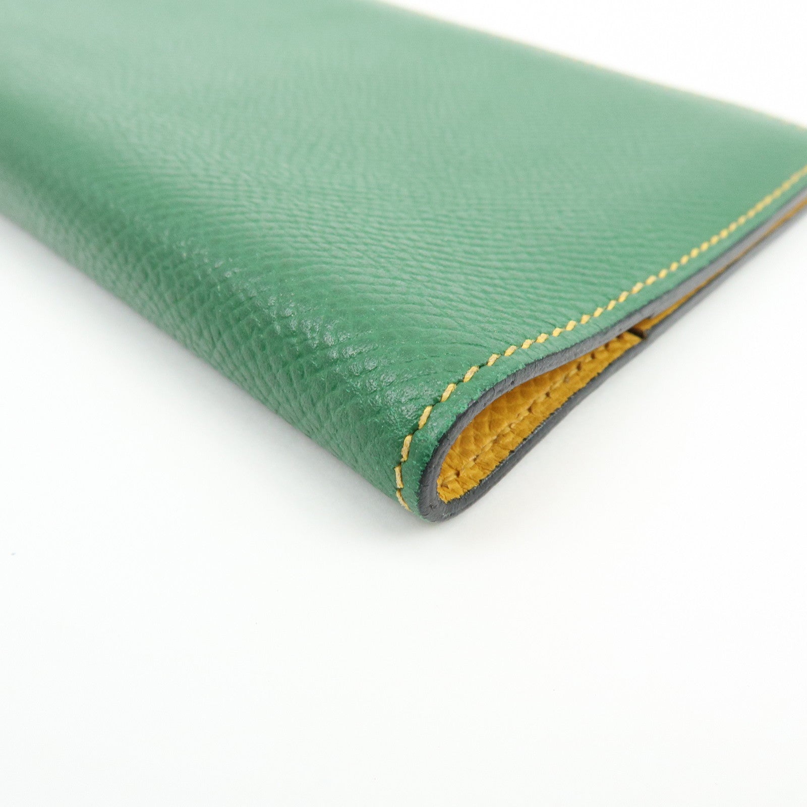 HERMES Veau Epsom Agenda GM Planner Cover □A Stamped Green