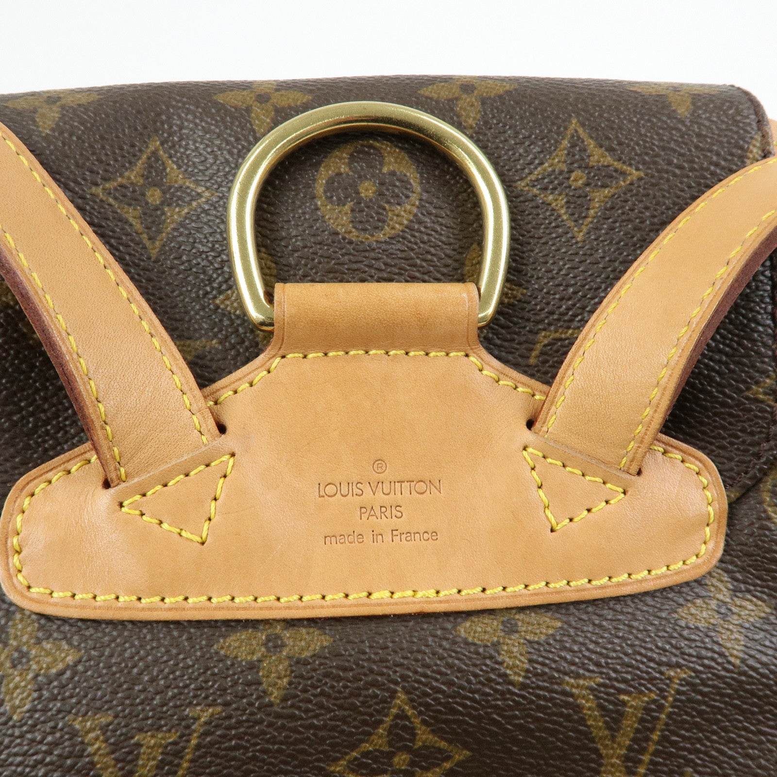 Louis Vuitton Monogram Montsouris MM Backpack Rucksack Brown M51136