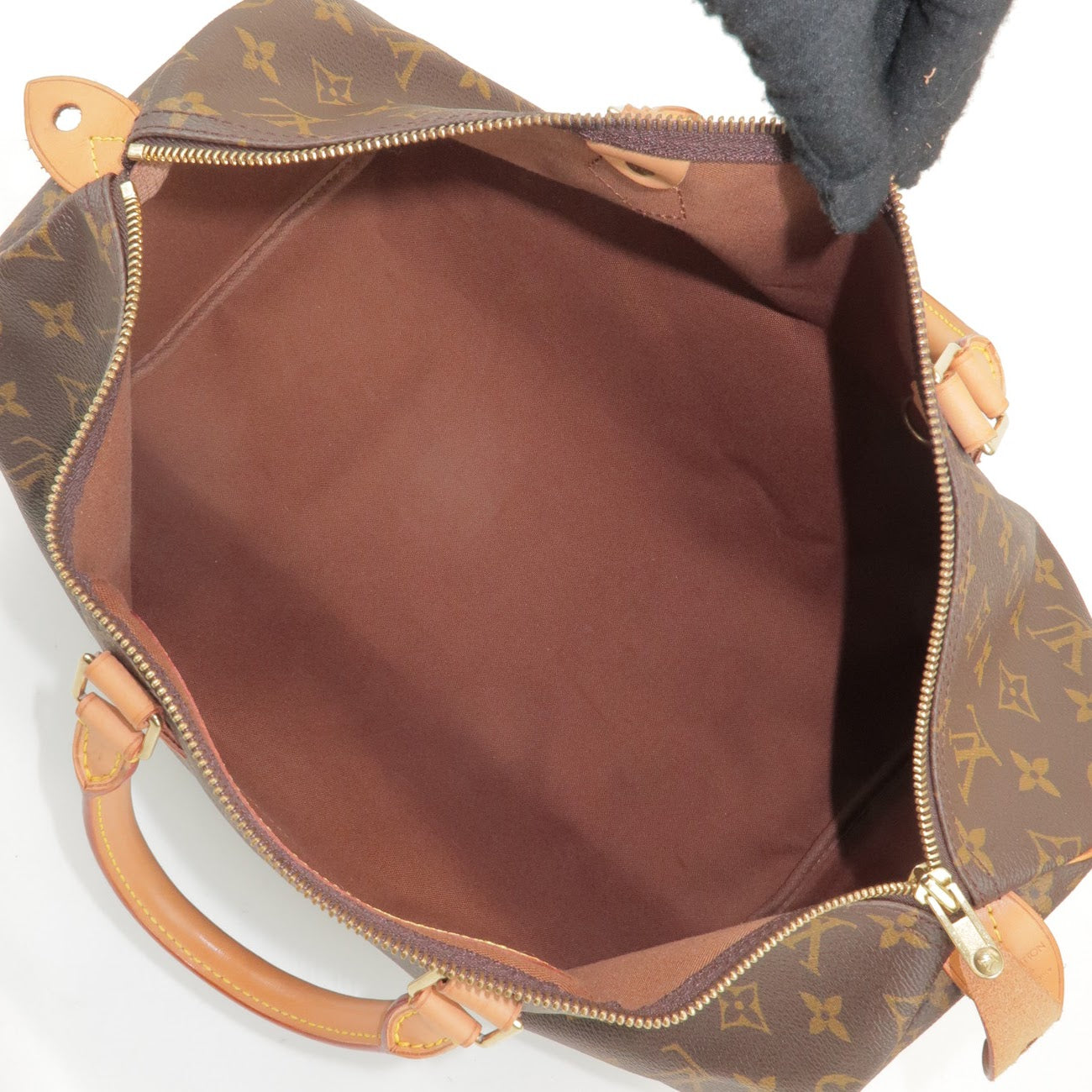 Louis Vuitton Monogram Speedy 40 Hand Bag Boston Bag Brown M41522