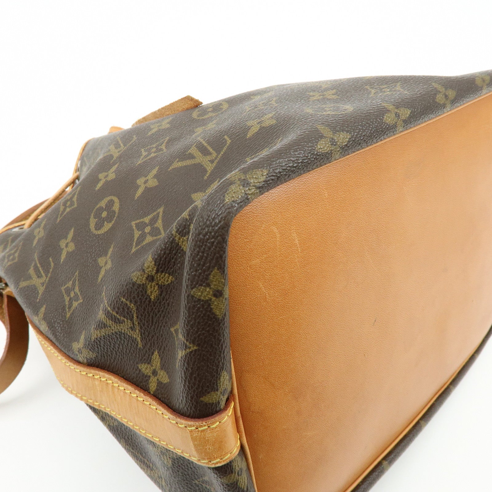 Louis Vuitton Monogram Petit Noe Shoulder Bag Brown M42226