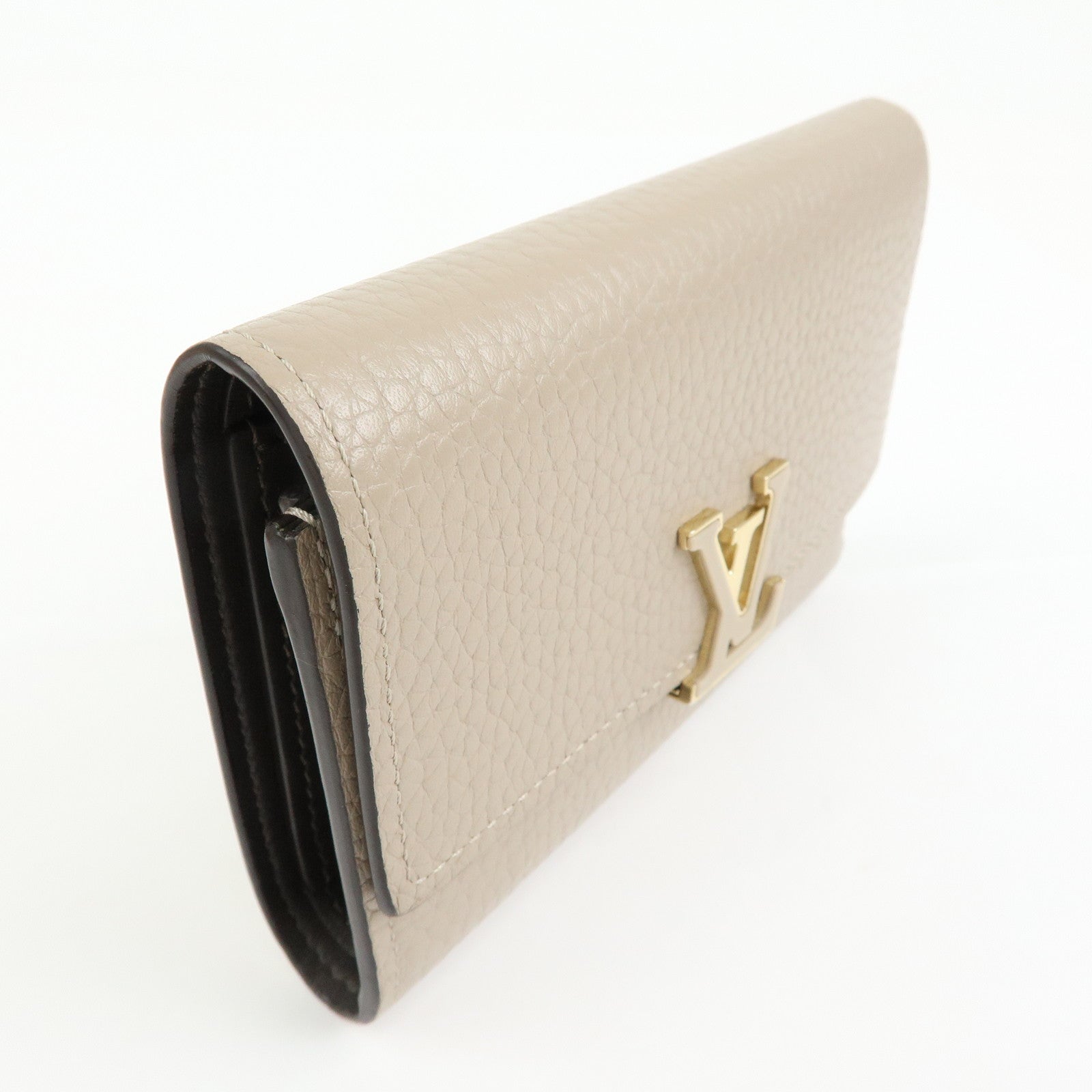Louis Vuitton Portefeuille Capucines Compact Wallet Galet M62159