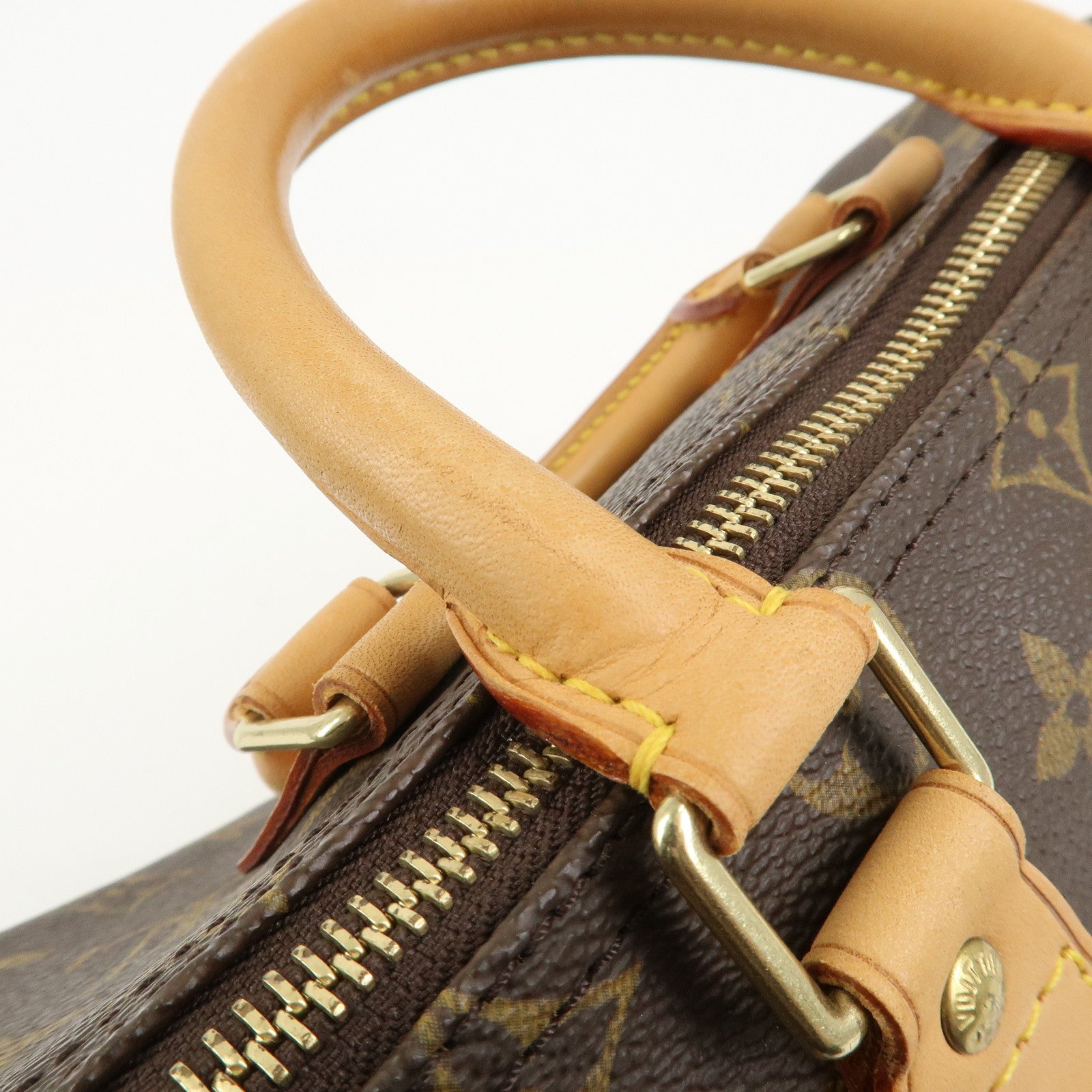 Louis Vuitton Monogram Speedy 25 Boston Bag Hand Bag Brown M41528