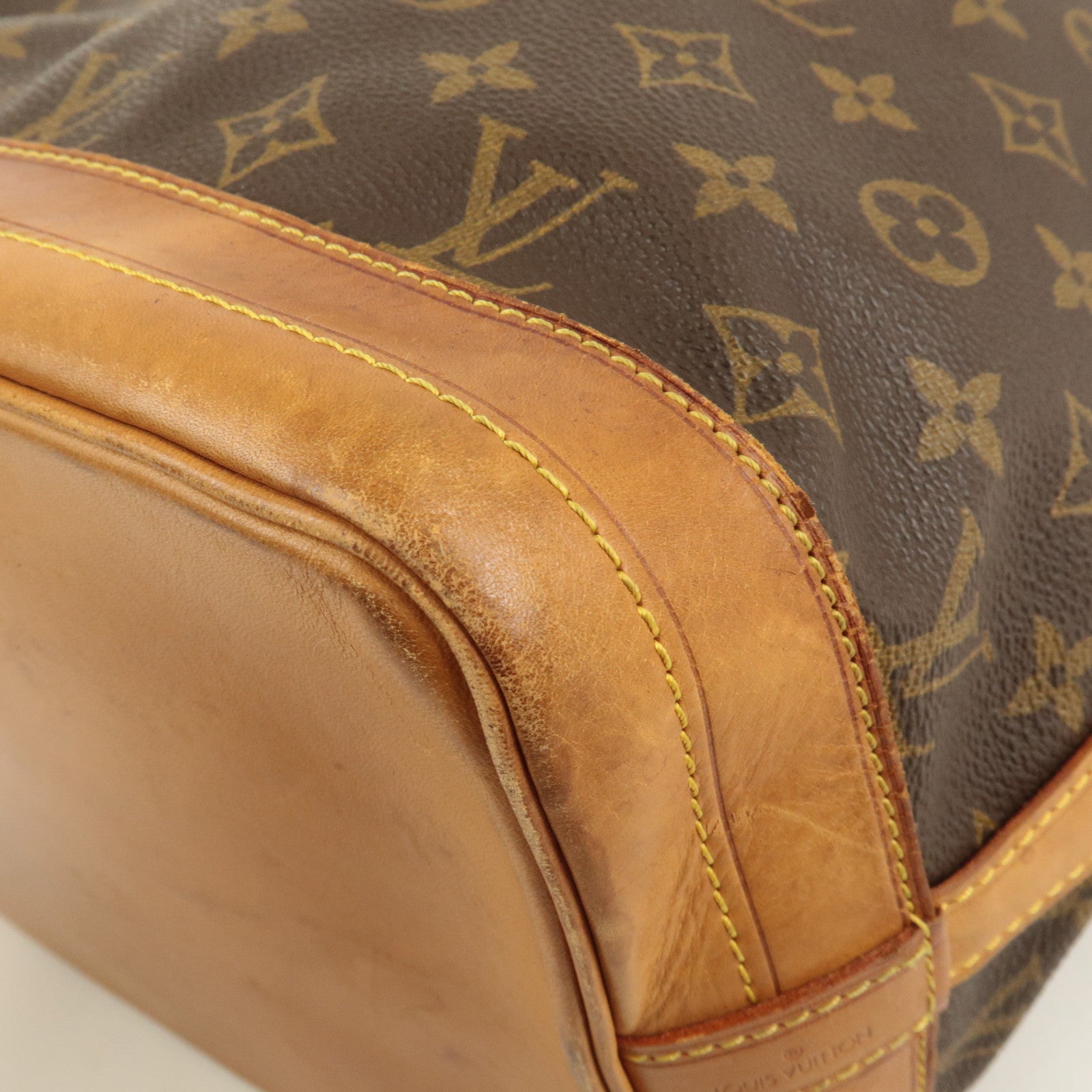 Louis Vuitton Monogram Noe Shoulder Bag Hand Bag Brown M42224
