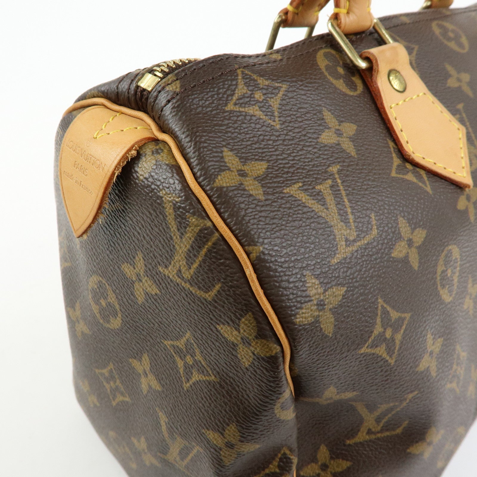 Louis Vuitton Monogram Speedy 30 Boston Bag Hand Bag Brown M41526