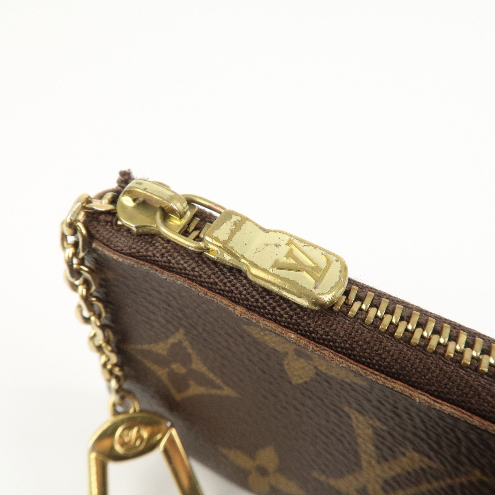 Louis Vuitton Monogram Pochette Cles Coin Case Key Case M62650