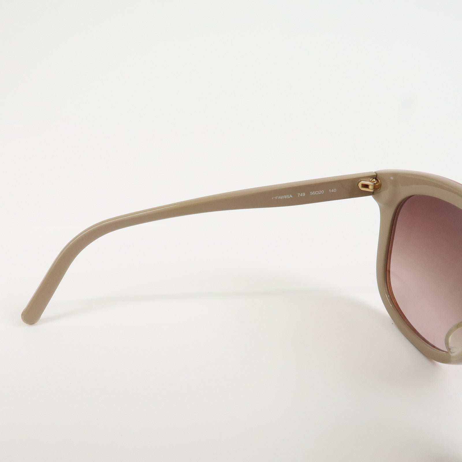 Chloe Plastic Sunglasses Brown CE669SA 749 56□20